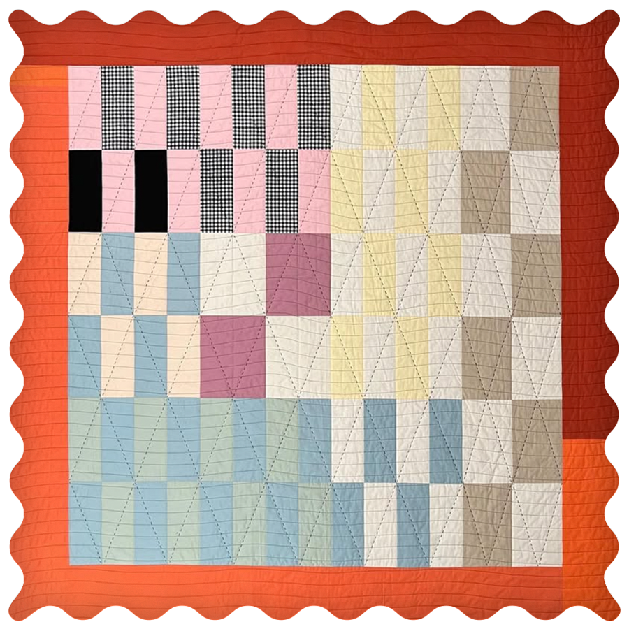 Block Lobster - Colourful Quilt
