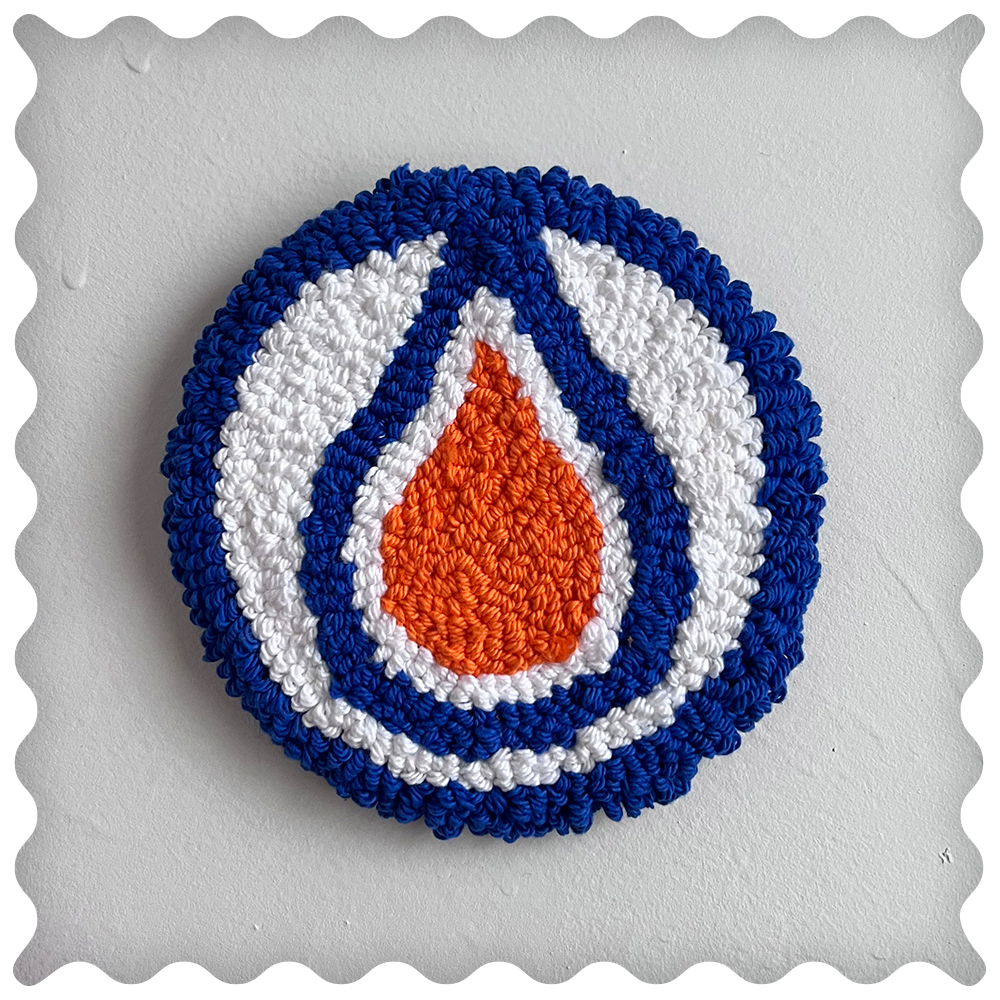 Lucky Bear - Oilers Mini Tufted Rug