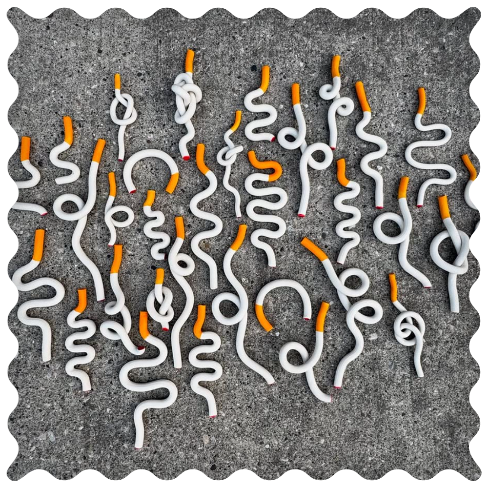 Cranky Ceramics - Squiggle Cigarettes