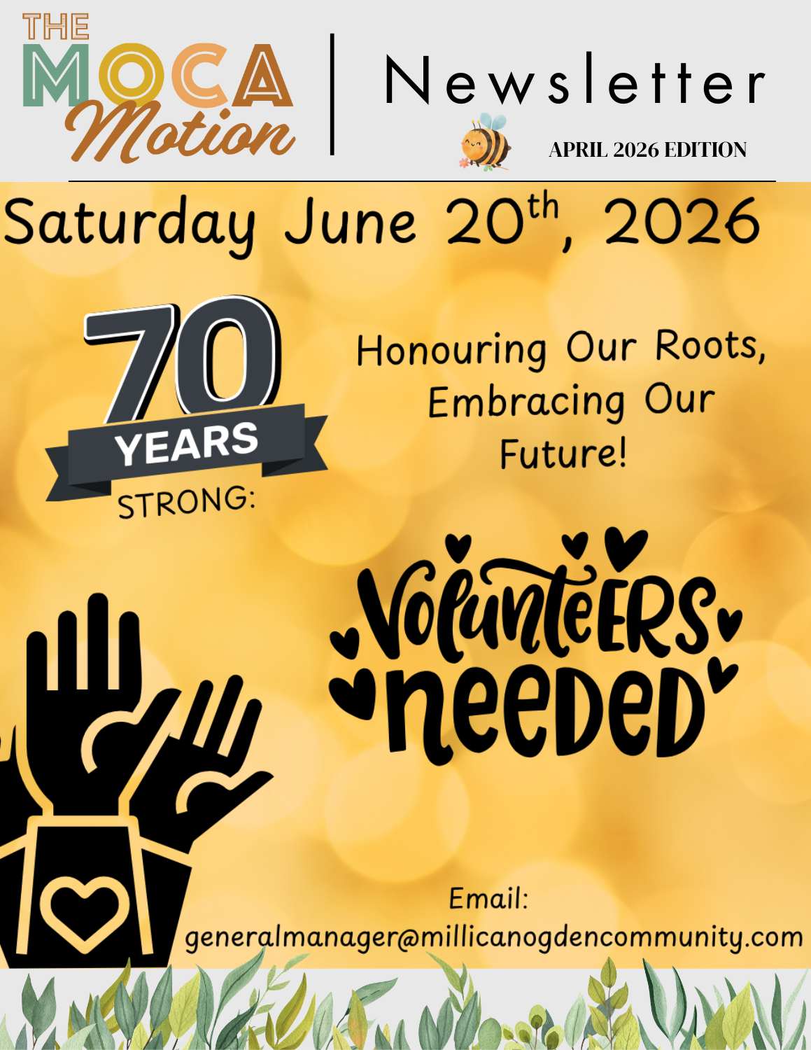 april 2026 newsletter