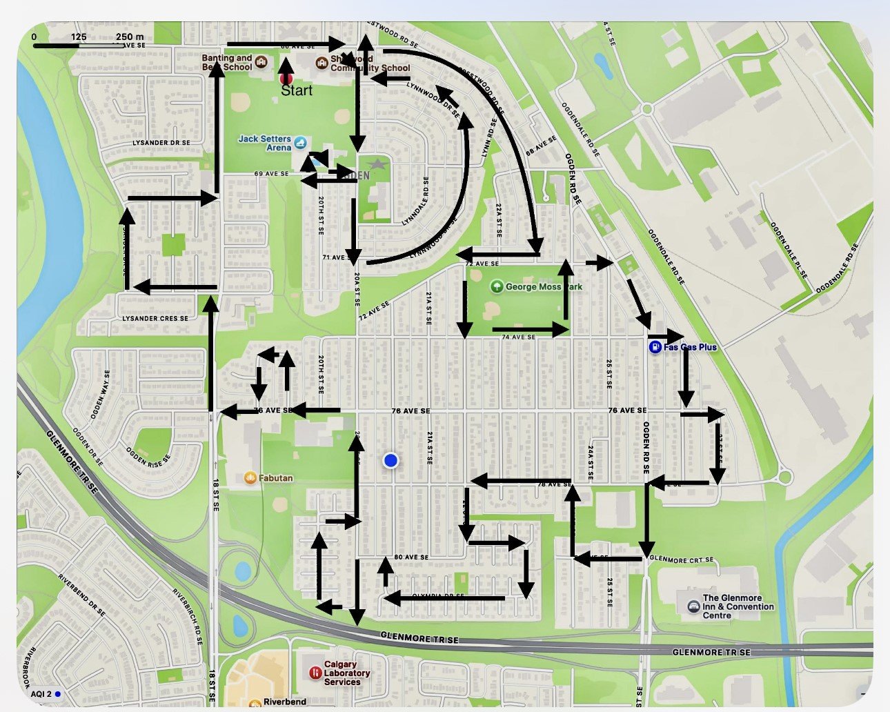 Classic Car Parade Route