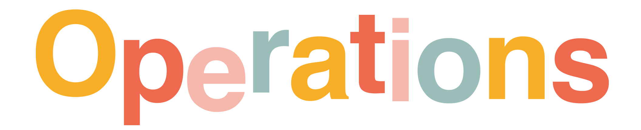 Simplified flowchart with colored blocks representing steps in a process, connected by arrows.