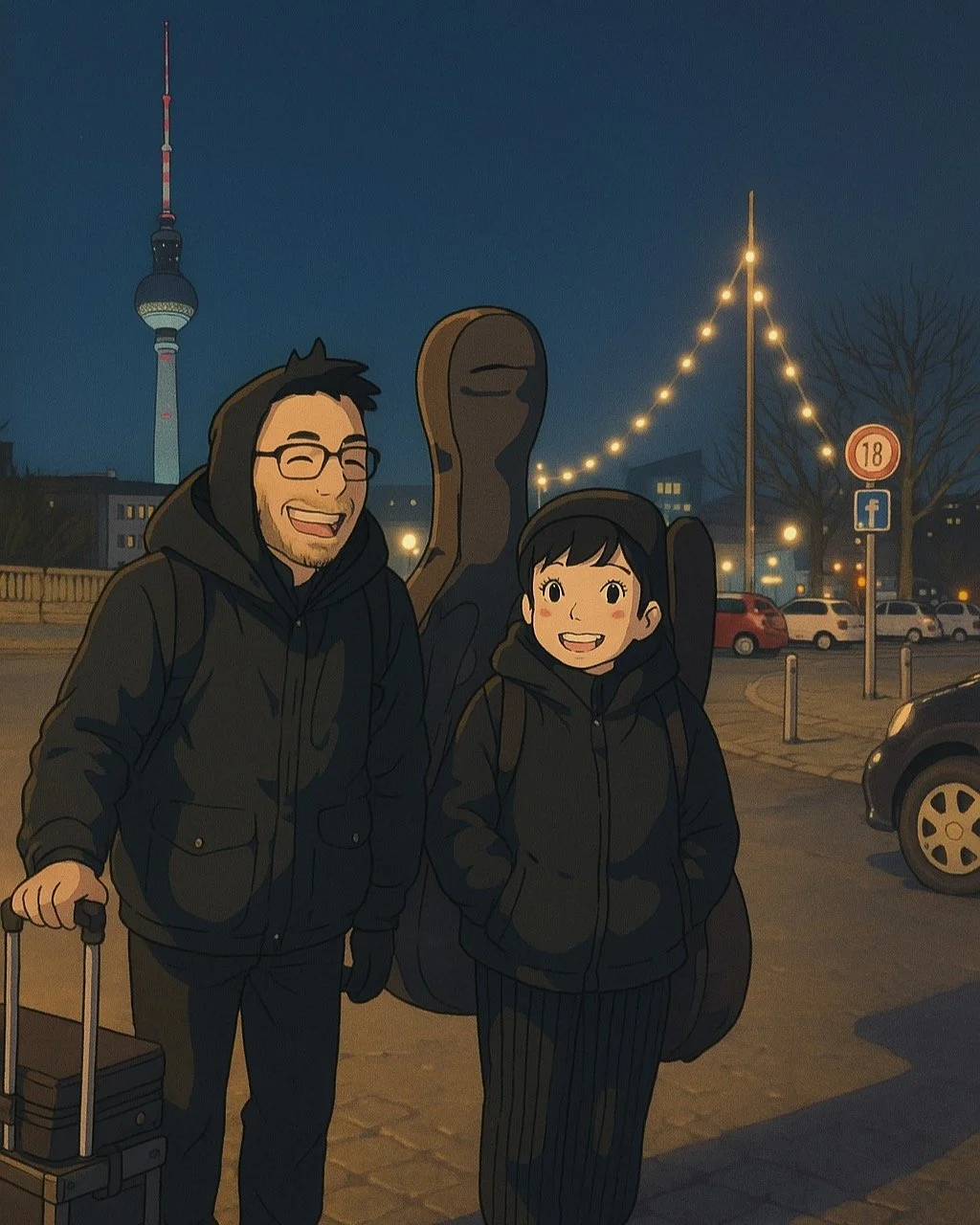 It&rsquo;s so cute to see ourselves as anime characters 🎨
Feeling like we just stepped into a magical Ghibli world! 🍃 Which one is your favorite? 🎞️

چقدر بامزه&zwnj;ست که خودمون رو تو استایل انیمه ببینیم! 🎨
انگار وارد دنیای جادویی گیبلی شدیم! ☺️