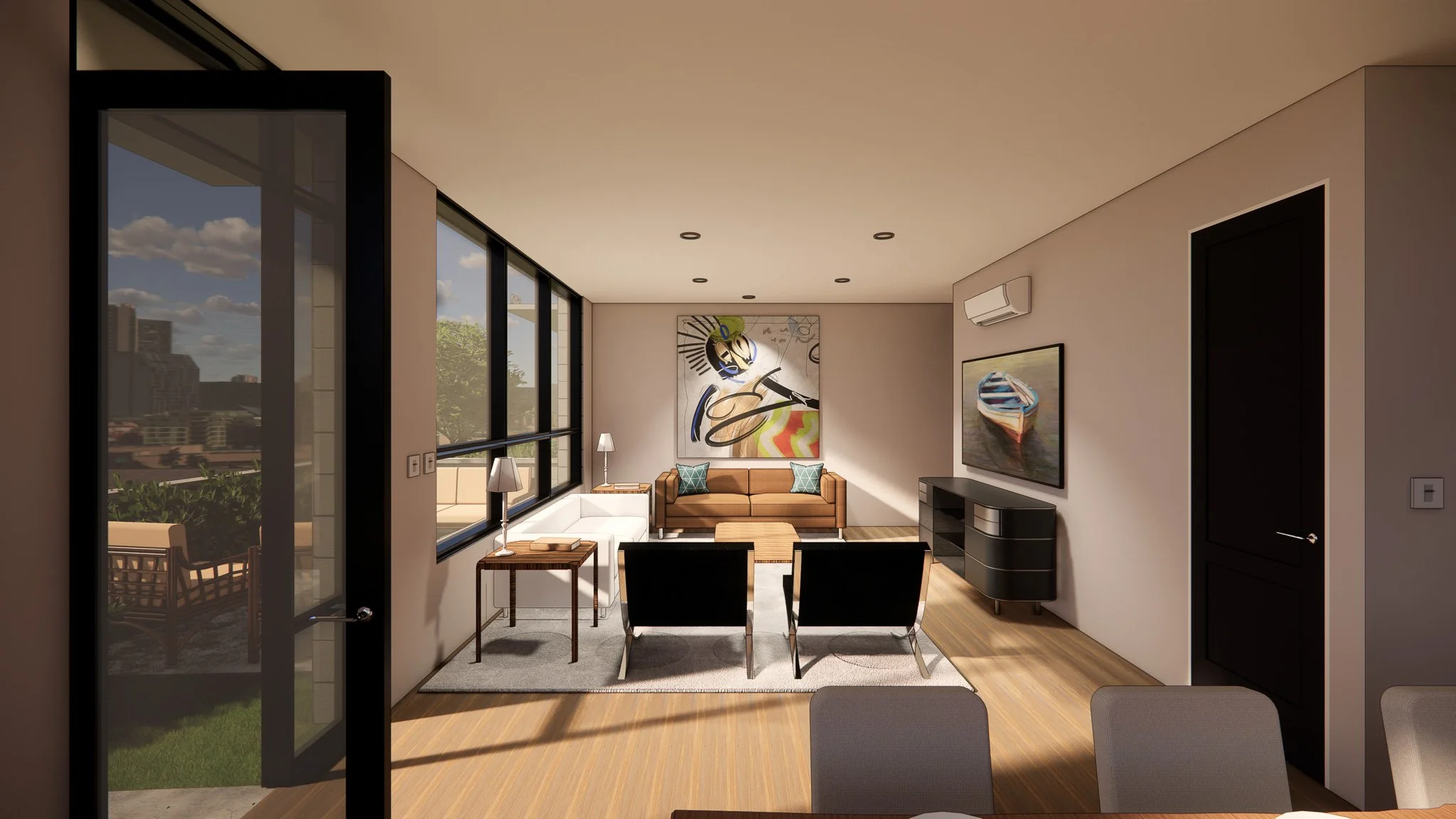 Unit A Living from Dining.jpg