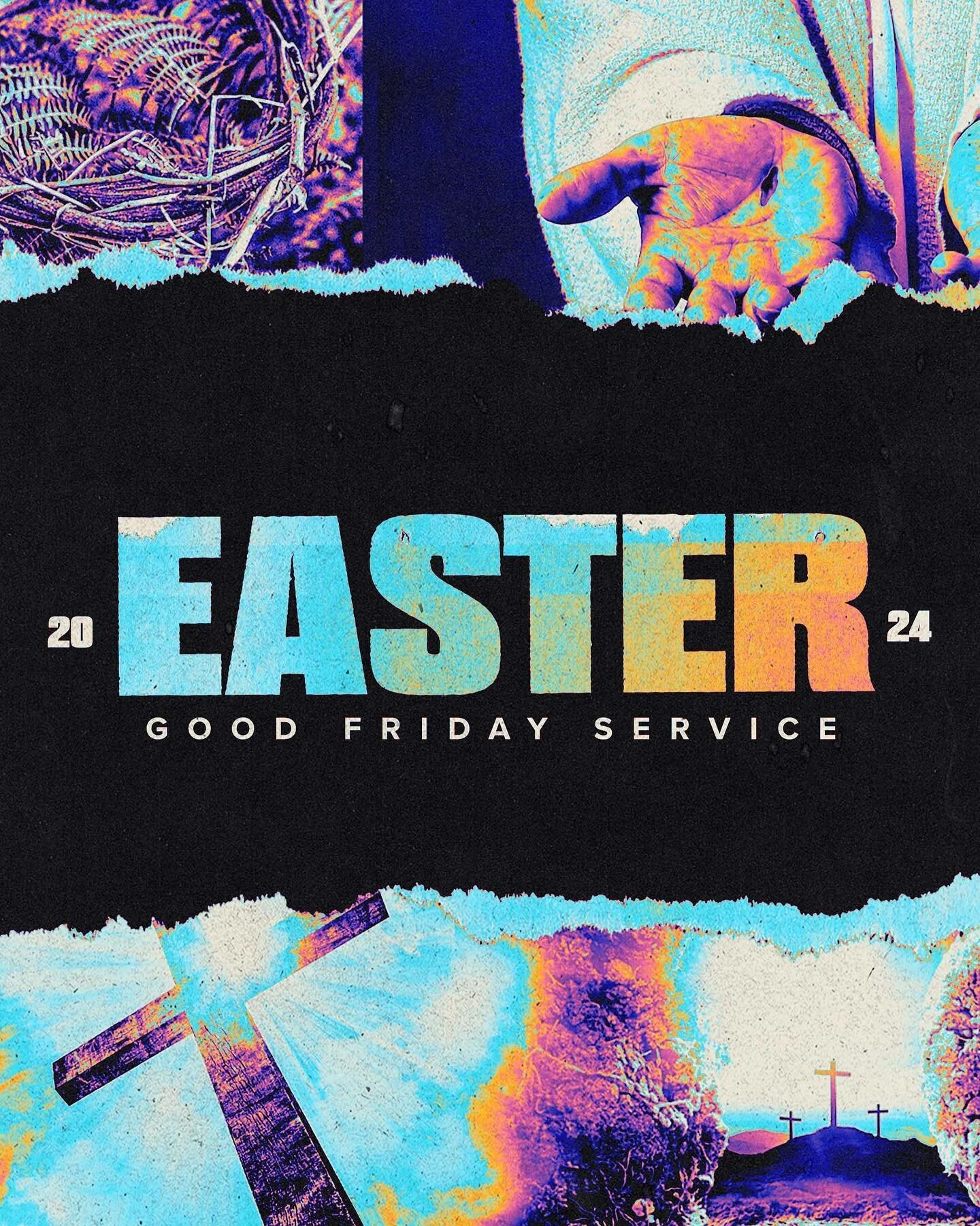 No QE2 Drop In Centre this week! 
But you are invited to join us for a @life.church.nz Good Friday service 5-6pm with pizza afterwards. 🍕
Bring your family and friends, all ages welcome! 
On Easter Sunday there is a service at La Vida. 
Have a great