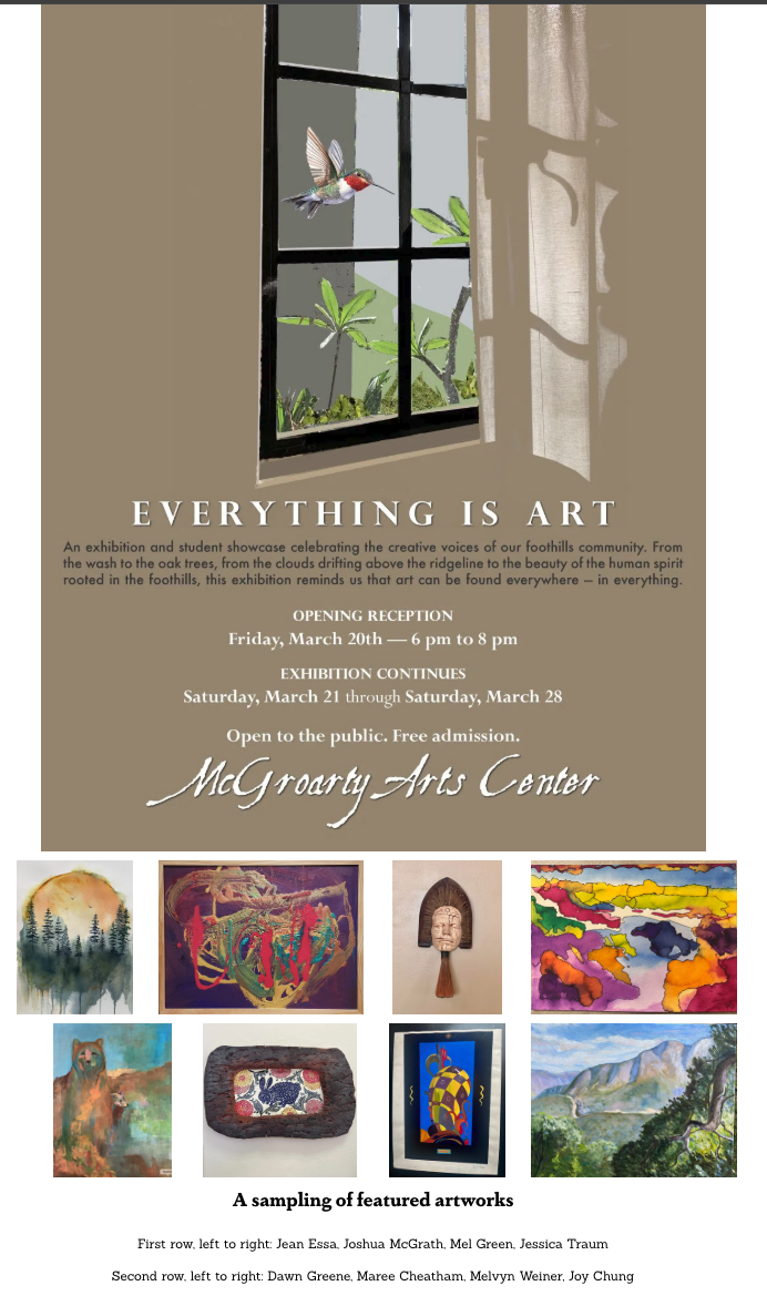 Everything Is Art at McGroarty Arts Center