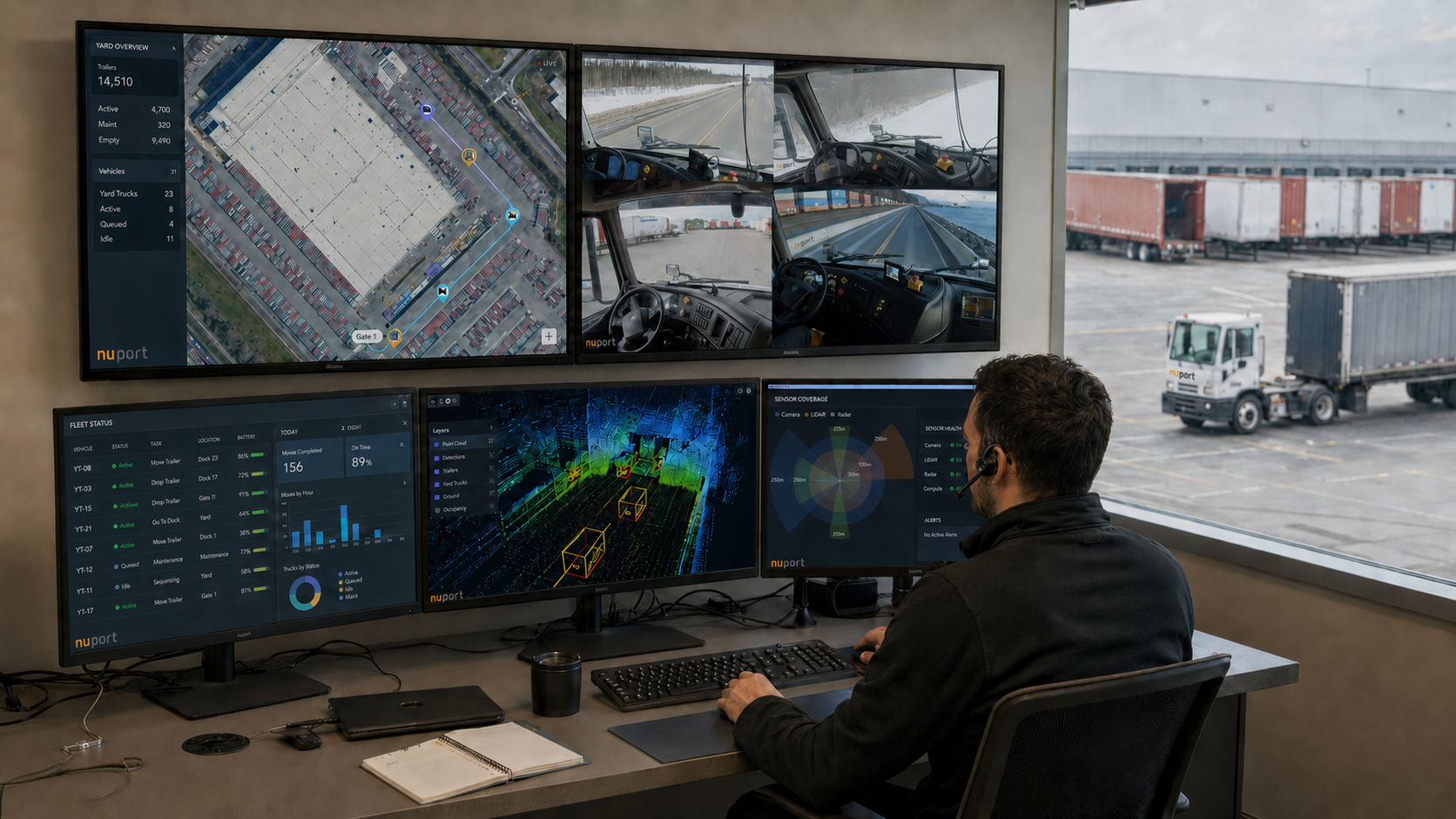 Remote operations monitoring for an industrial site