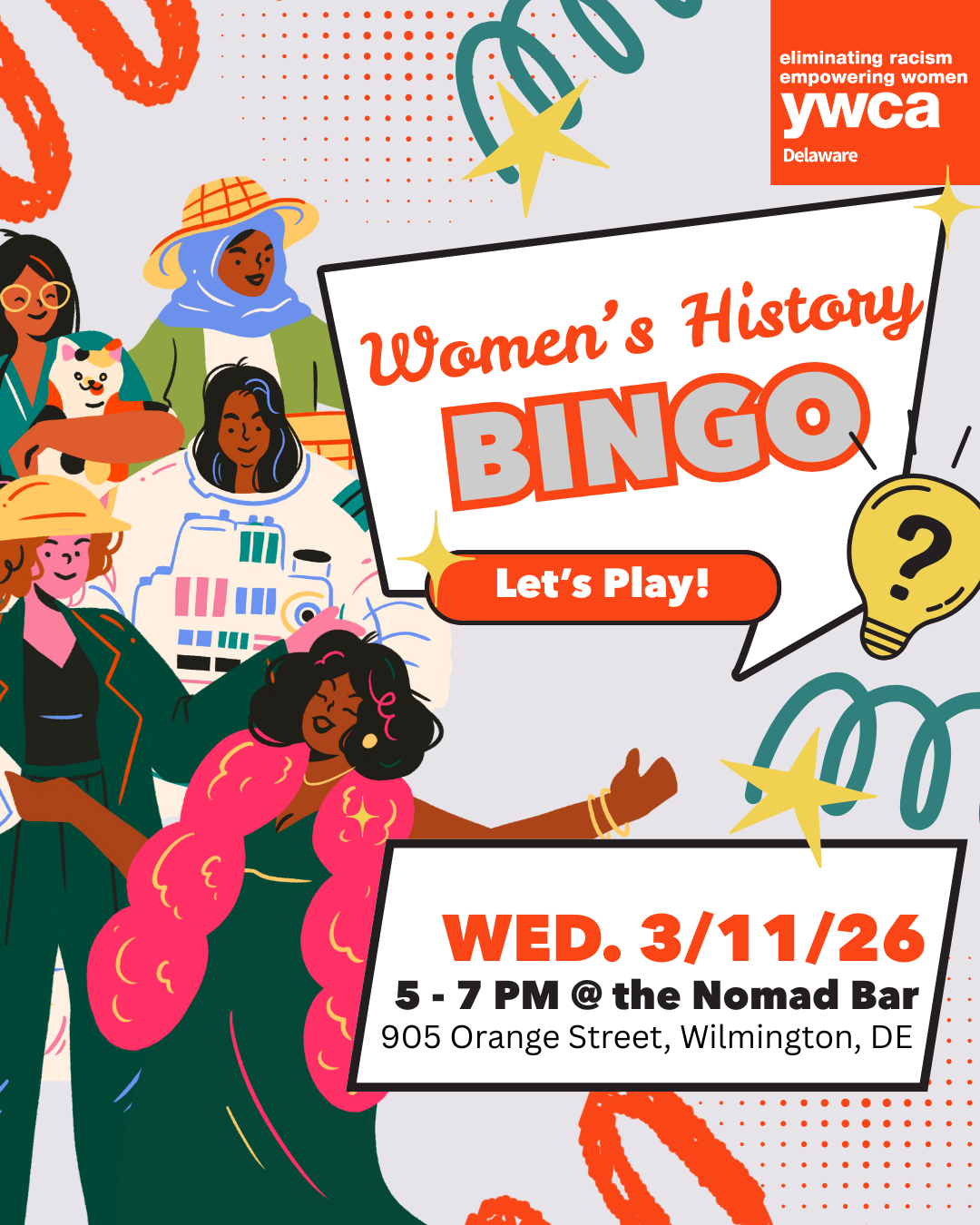 Women's History Bingo at The Nomad Bar