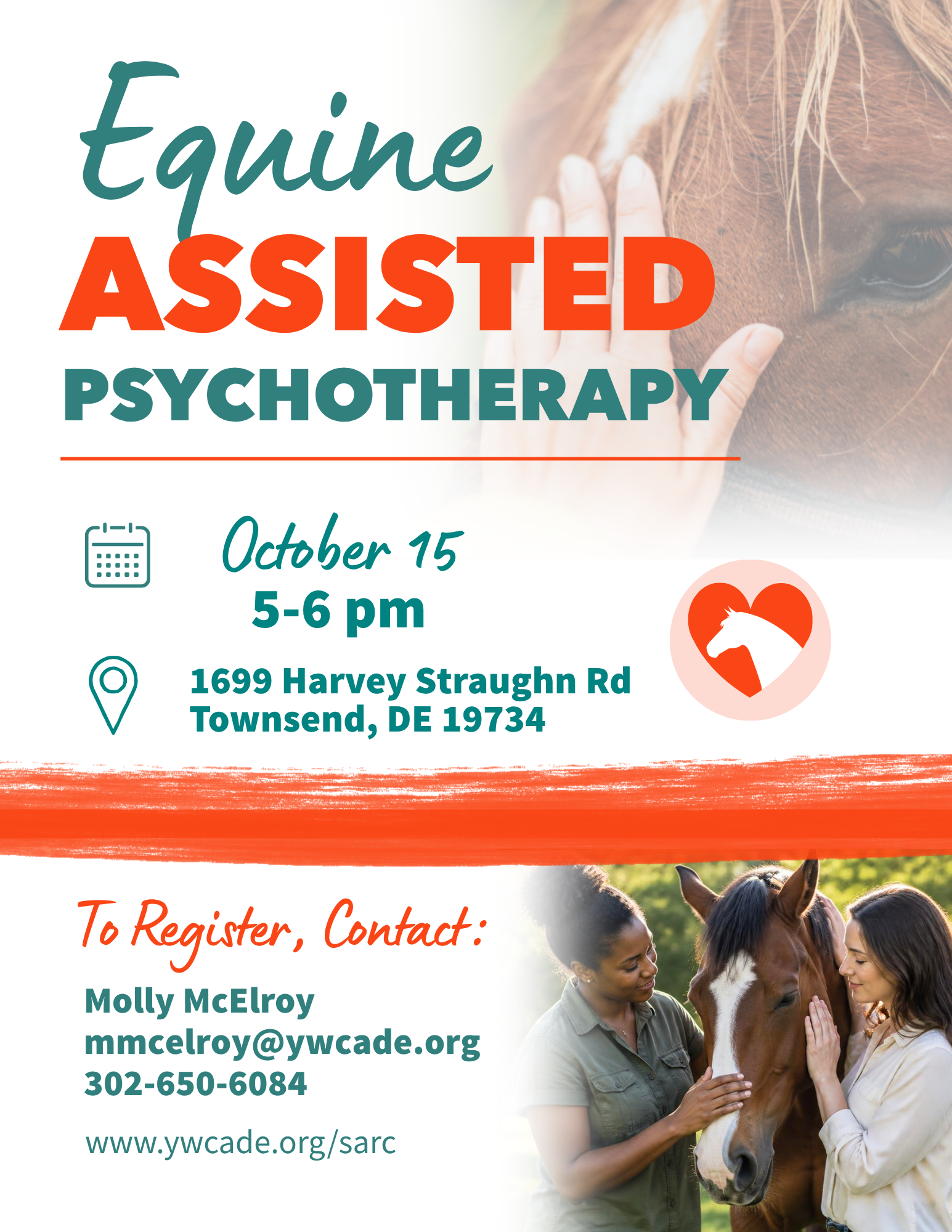 <span class="sqsrte-text-color--custom" style="color: #32807E">Equine-Assisted Psychotherapy</span>