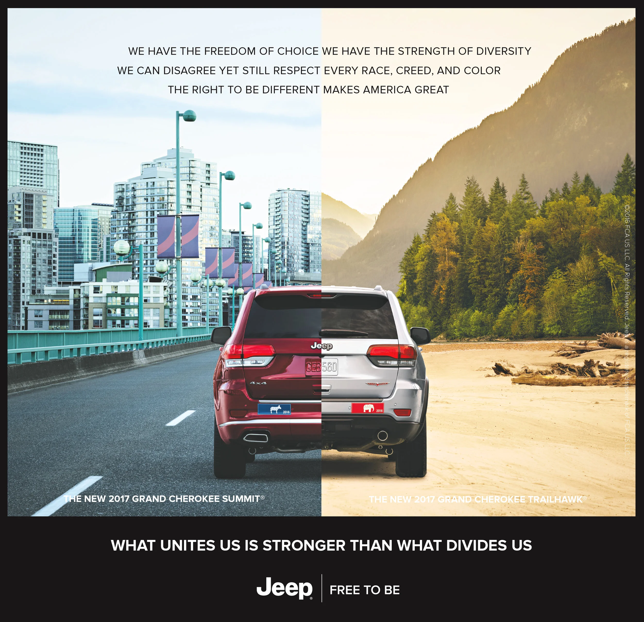 'Free to Be' Print ad