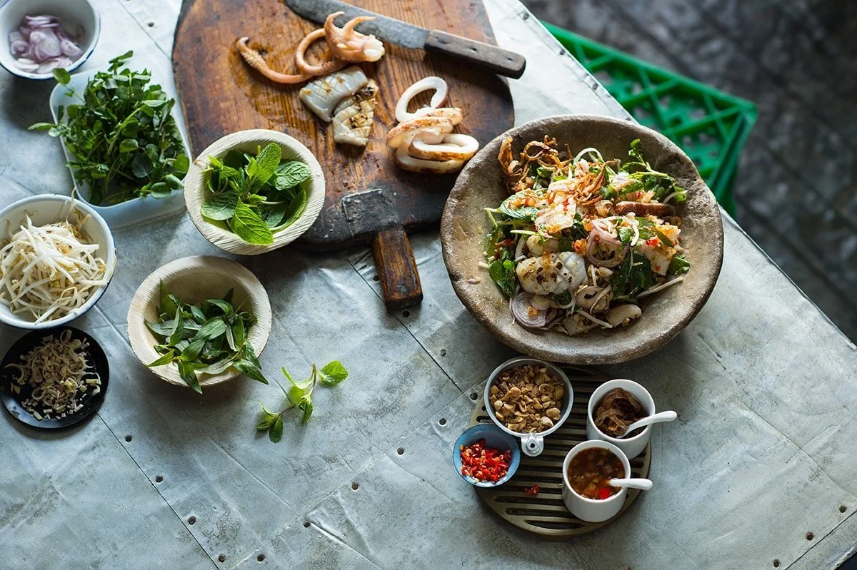 CHAR GRILLED SQUID SALAD