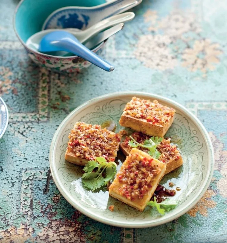 CRISP SILKEN TOFU CRUSTED IN LEMONGRASS
