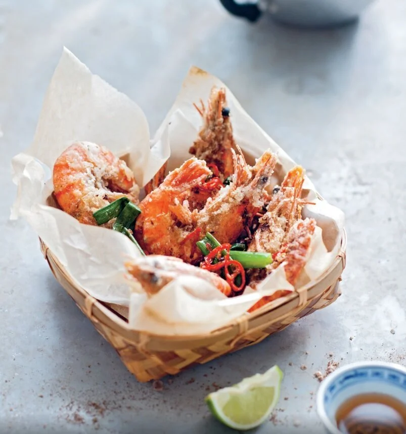Tôm Rang Muối - Salt and Pepper Tiger Prawns