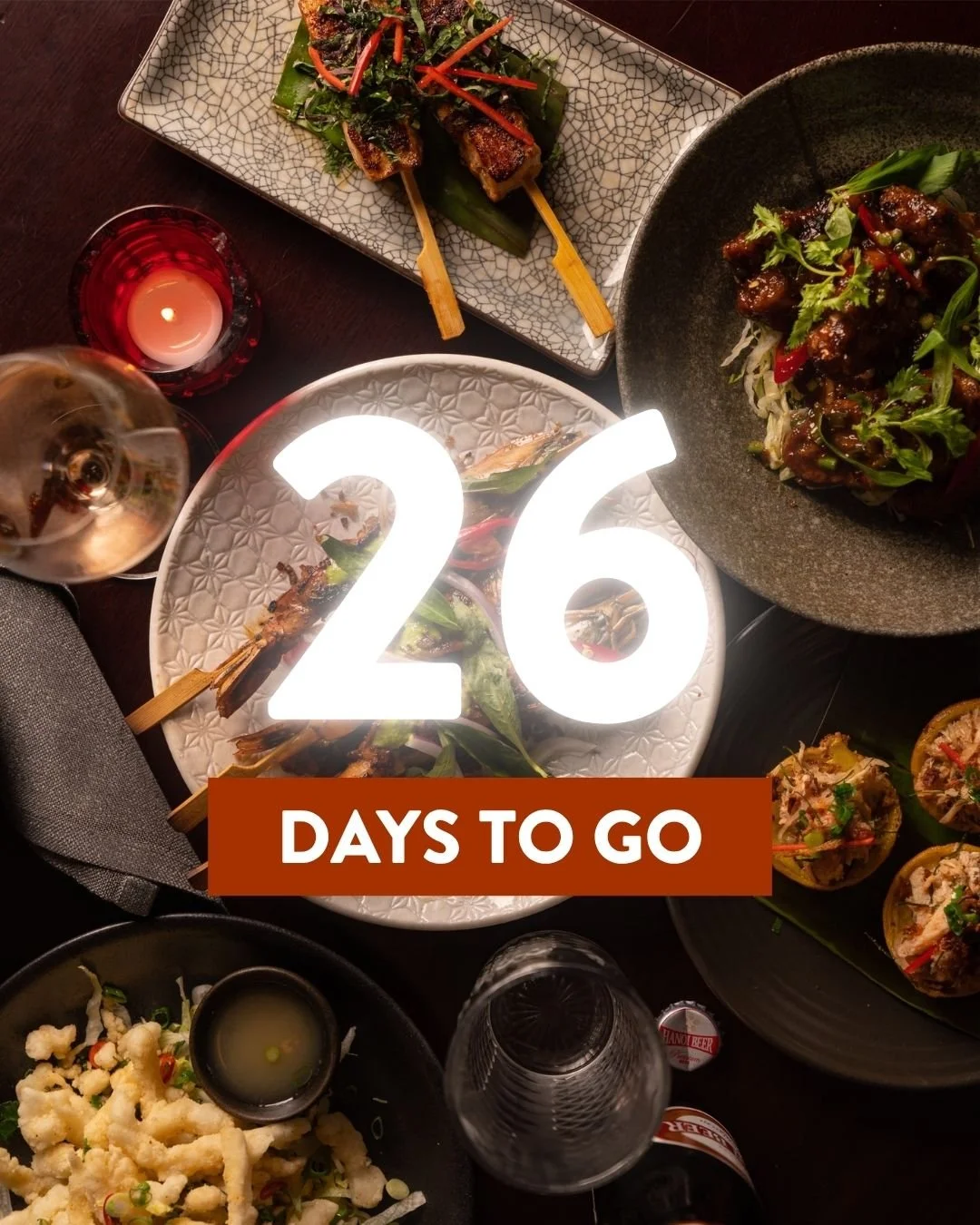 26 days to go until our final service.
This is a bittersweet countdown to our final service on 22 November.
Have you made your booking to join us for one last hurrah?
Friday and Saturday nights have limited availabilities, however there are still