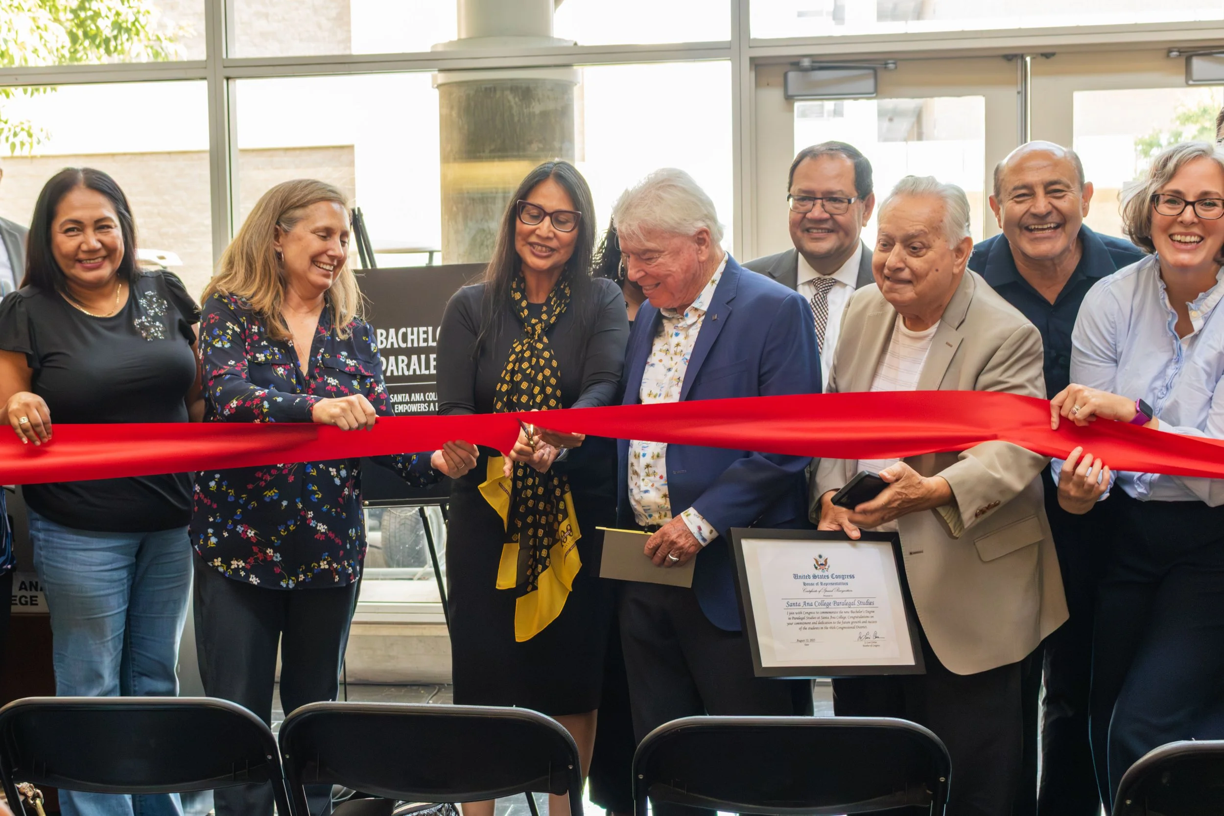 Santa Ana College Hosts Ribbon-Cutting Ceremony to Launch New Bachelor of Arts in Paralegal Studies