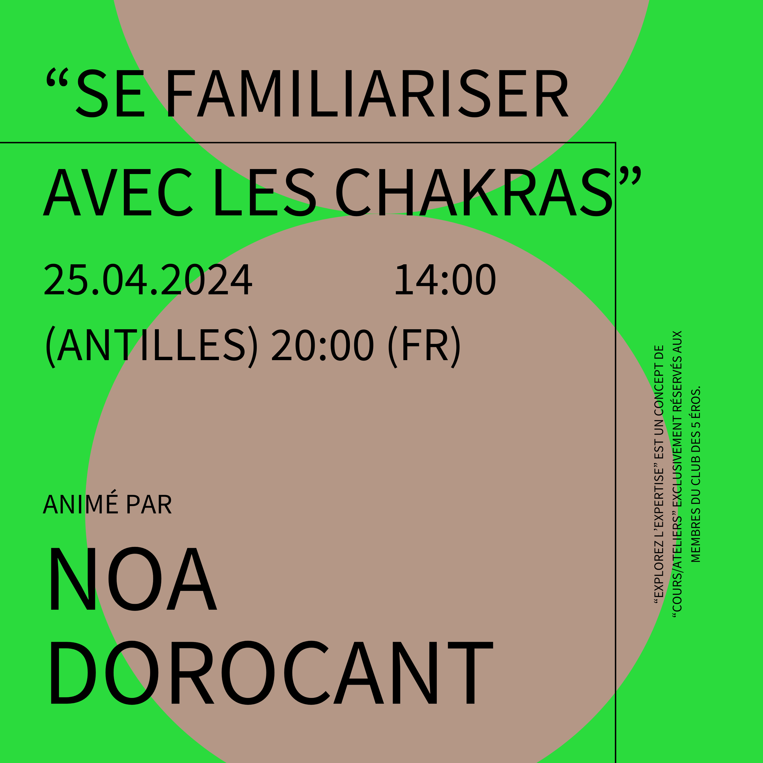 Explorez l'Expertise : SE FAMILIARISER AVEC LES CHAKRAS (animé par Noa DOROCANT ~ naturopathe)