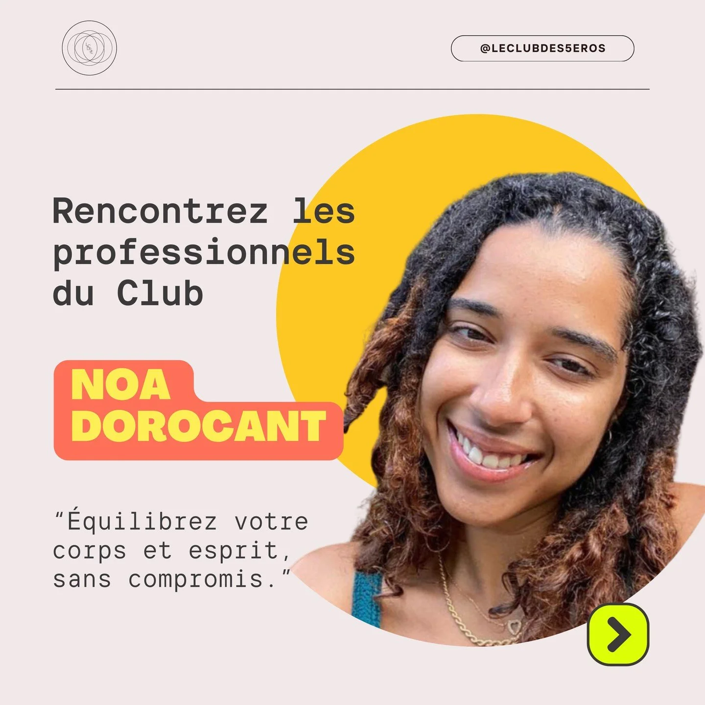✨ Rencontrez Noa Dorocant : Votre Naturopathe Bien-&Ecirc;tre ! ✨

🌱 Passionn&eacute;e par la sant&eacute; naturelle, Noa est la fondatrice de l&rsquo;Espace O&rsquo;KALM (@espaceokalm) , un lieu convivial o&ugrave; le bien-&ecirc;tre prend tout son