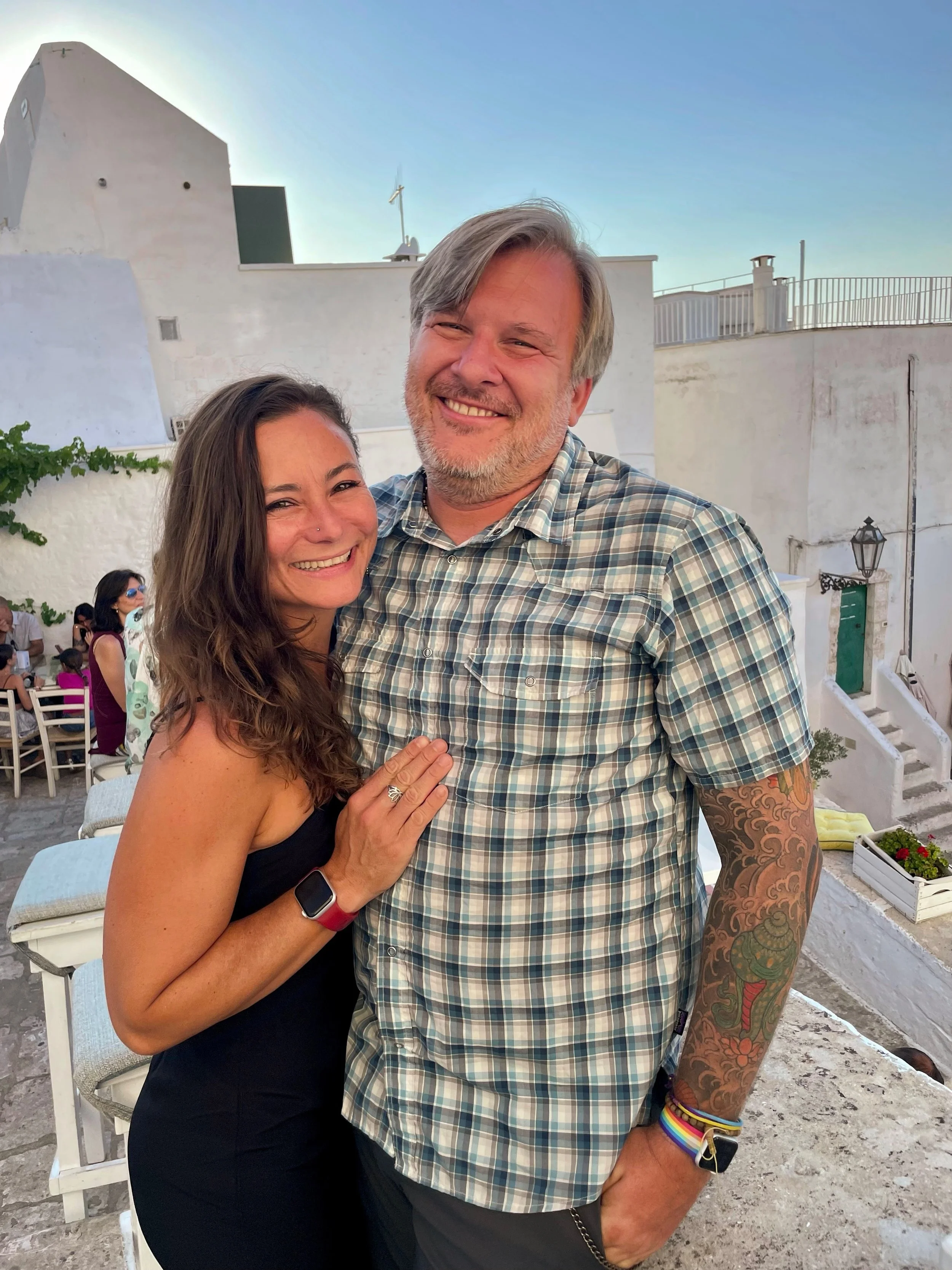 Angela and Bram in Ostuni