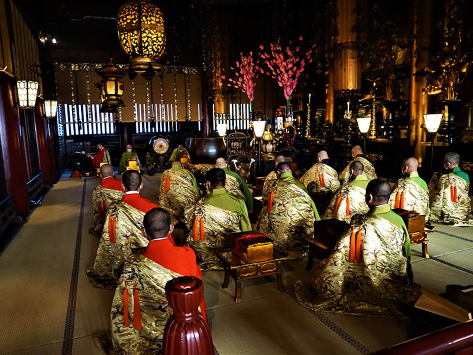 Monks at Zenkoji Temple