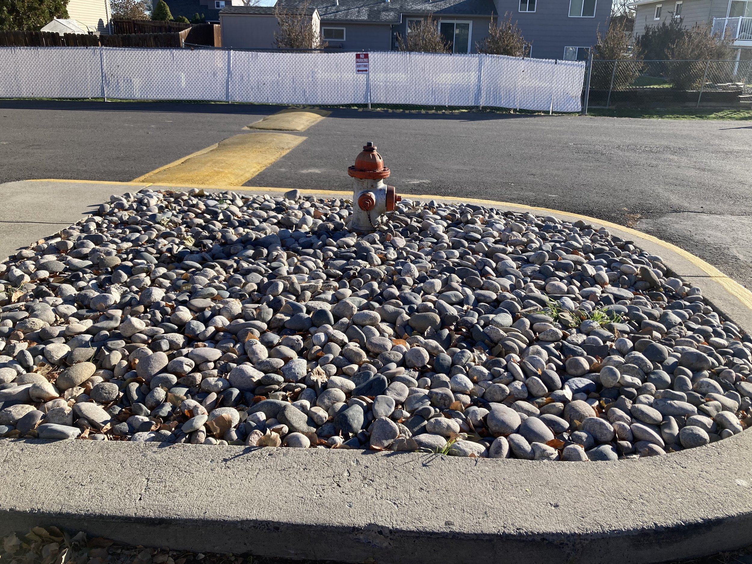 First rock bed