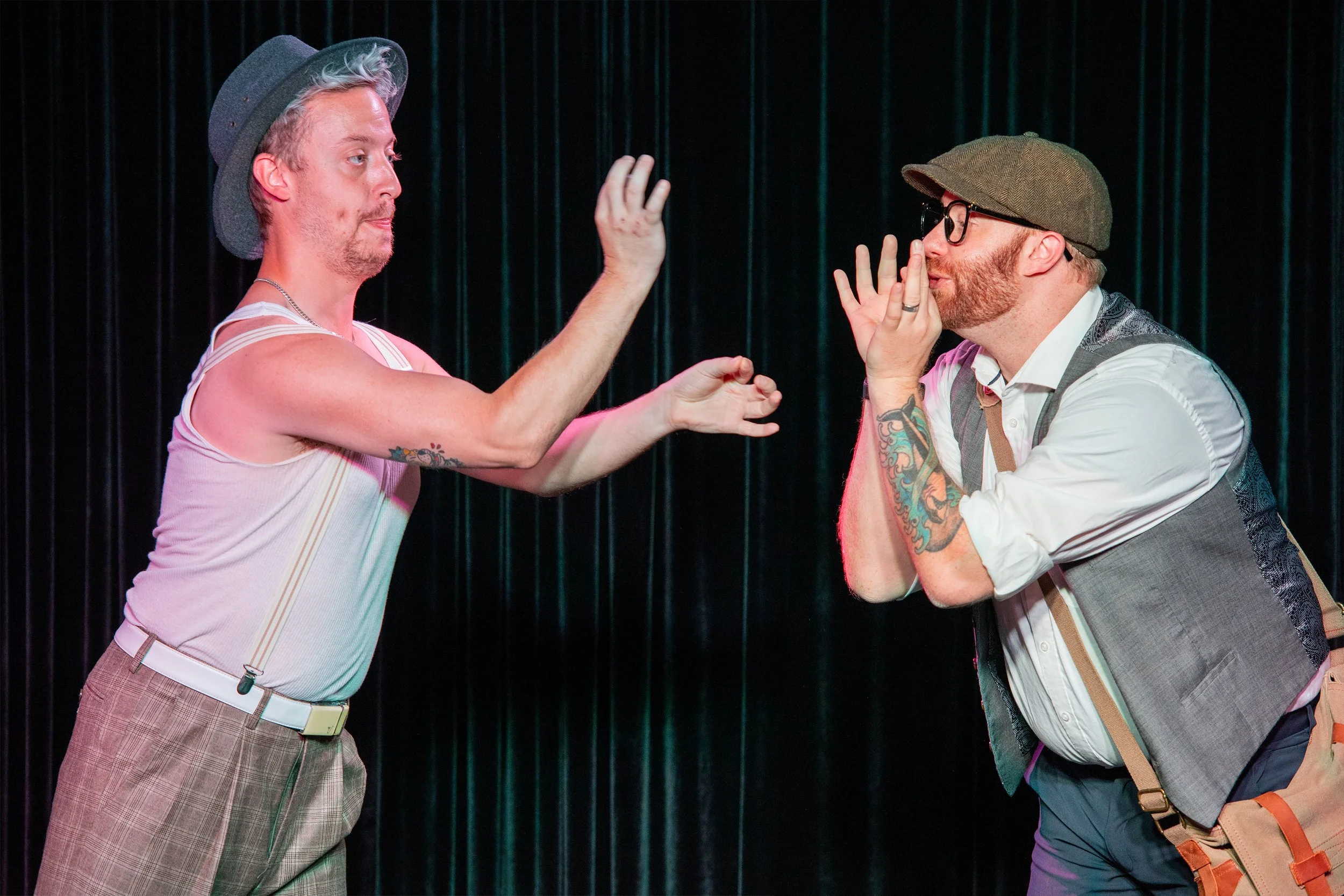 improv performers on stage at Peak Improv Theater comedy show in Colorado Springs