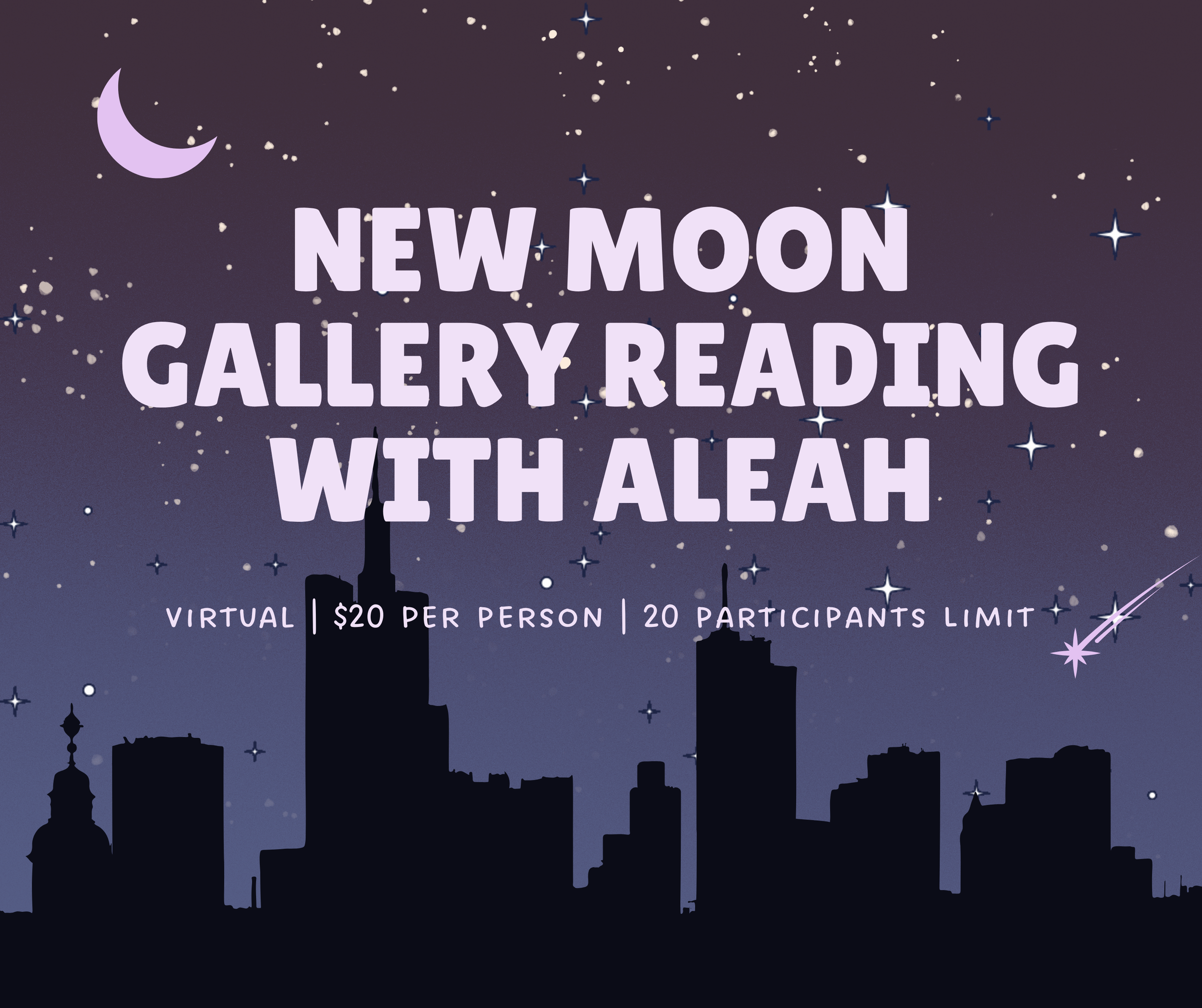 New Moon in Pisces Gallery Reading with Aleah 