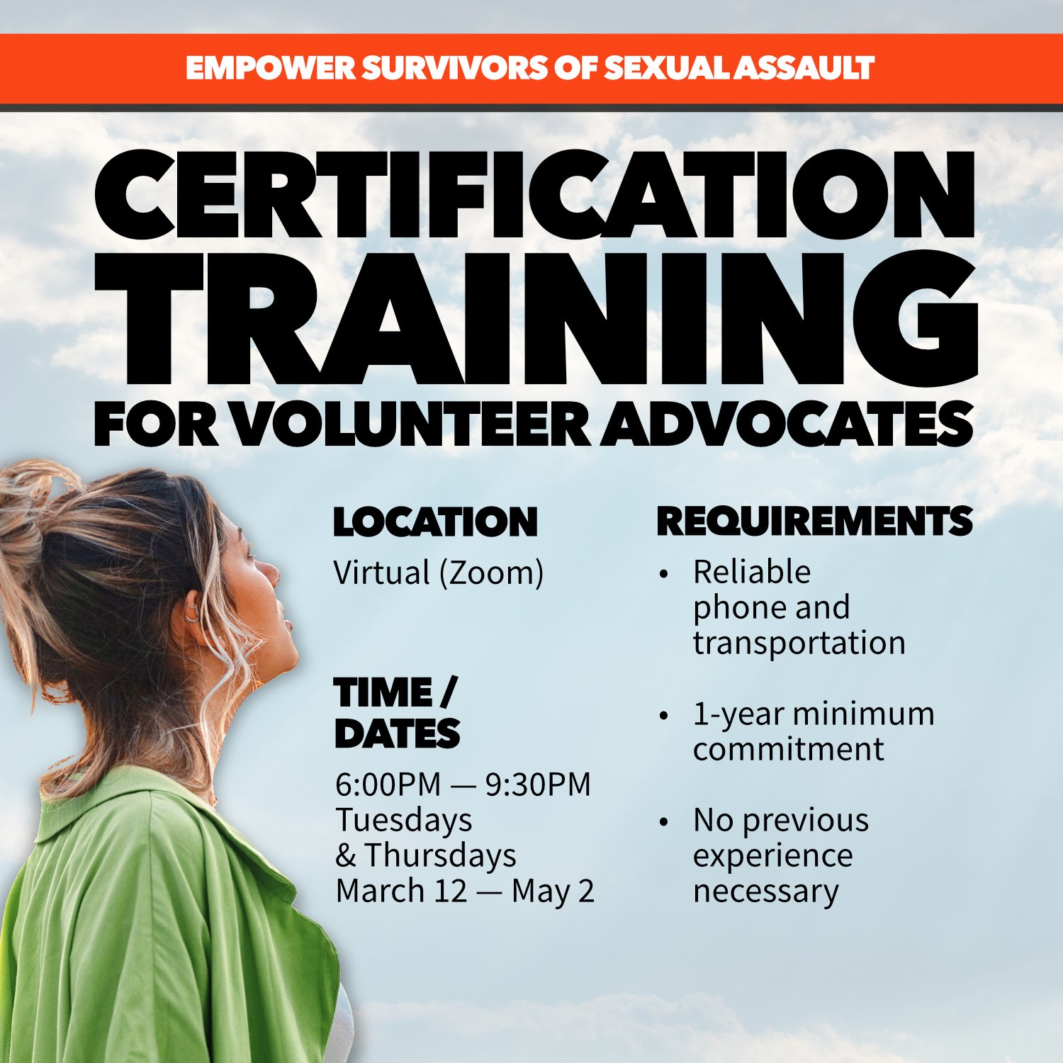 Partner up with YWCA Greater Los Angeles to advocate for survivors of sexual assault 🩵🫶🩵

Whether you're learning how to be a counselor for our 24-hour hotline, or how to give support during a forensic medical exam, you can change a survivor's lif
