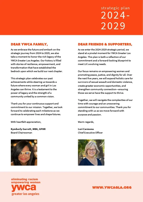 YWCA Greater Los Angeles Strategic Plan 2024-2029