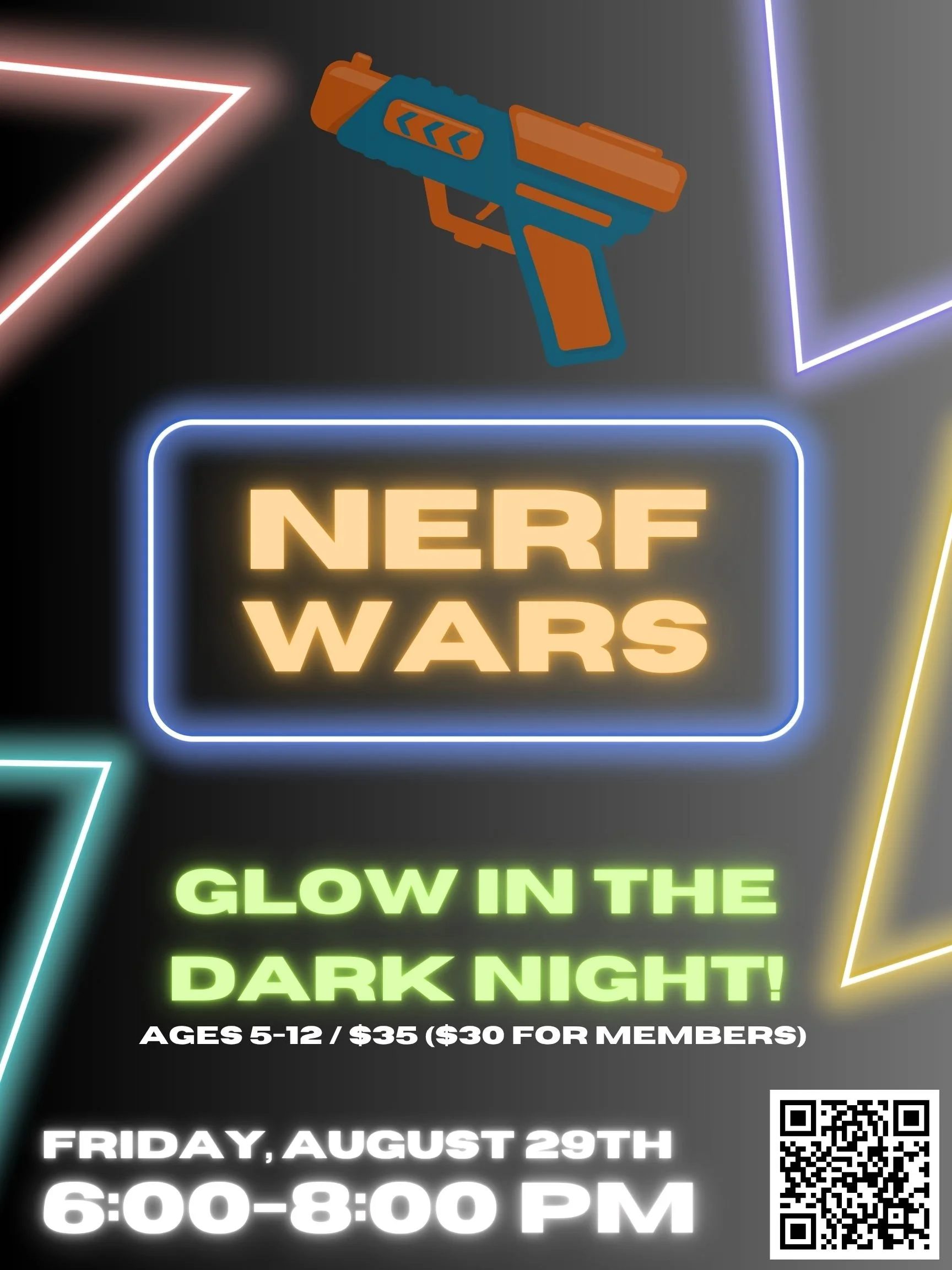 Nerf Wars: Glow in the Dark Edition