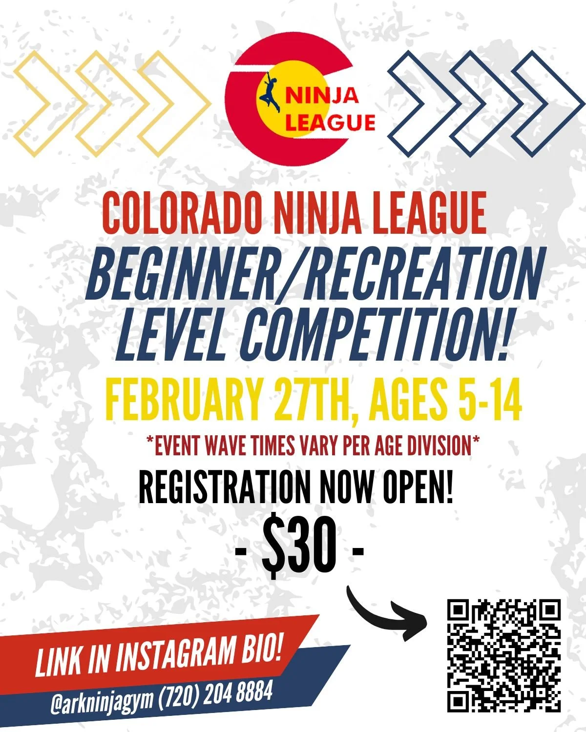 Colorado Ninja Rec League Competition