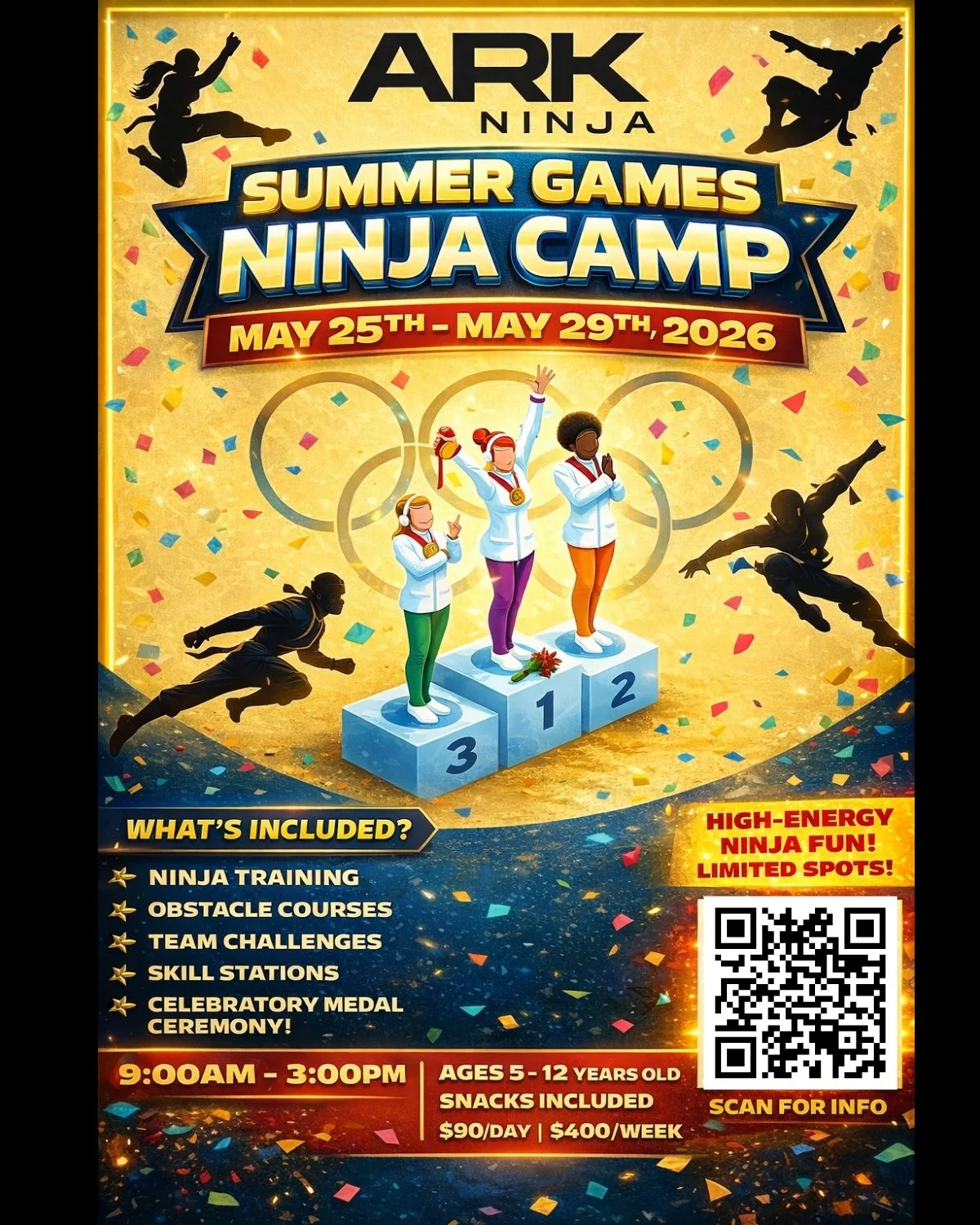 ARK NINJA GAMES CAMP