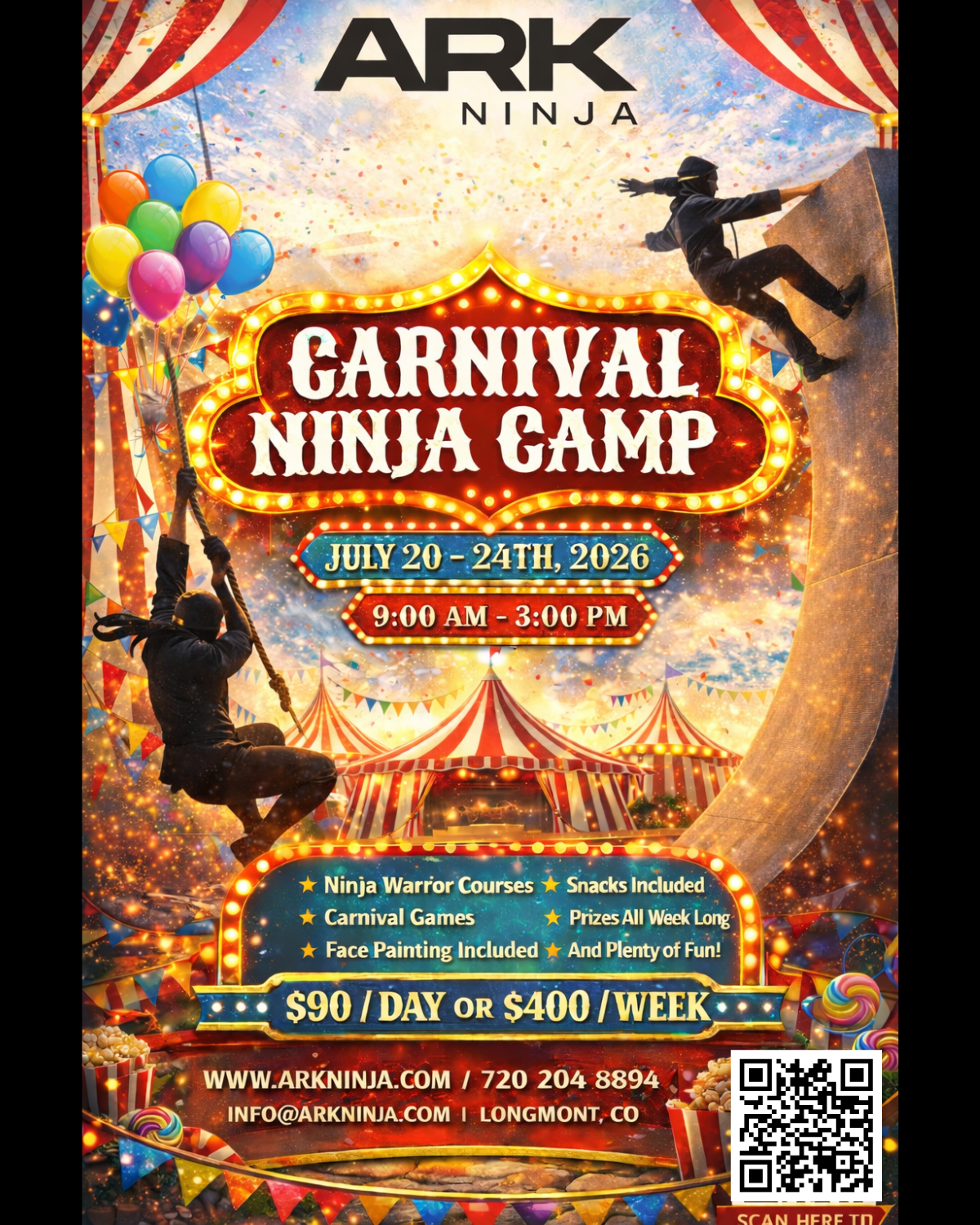 Carnival Ninja Camp