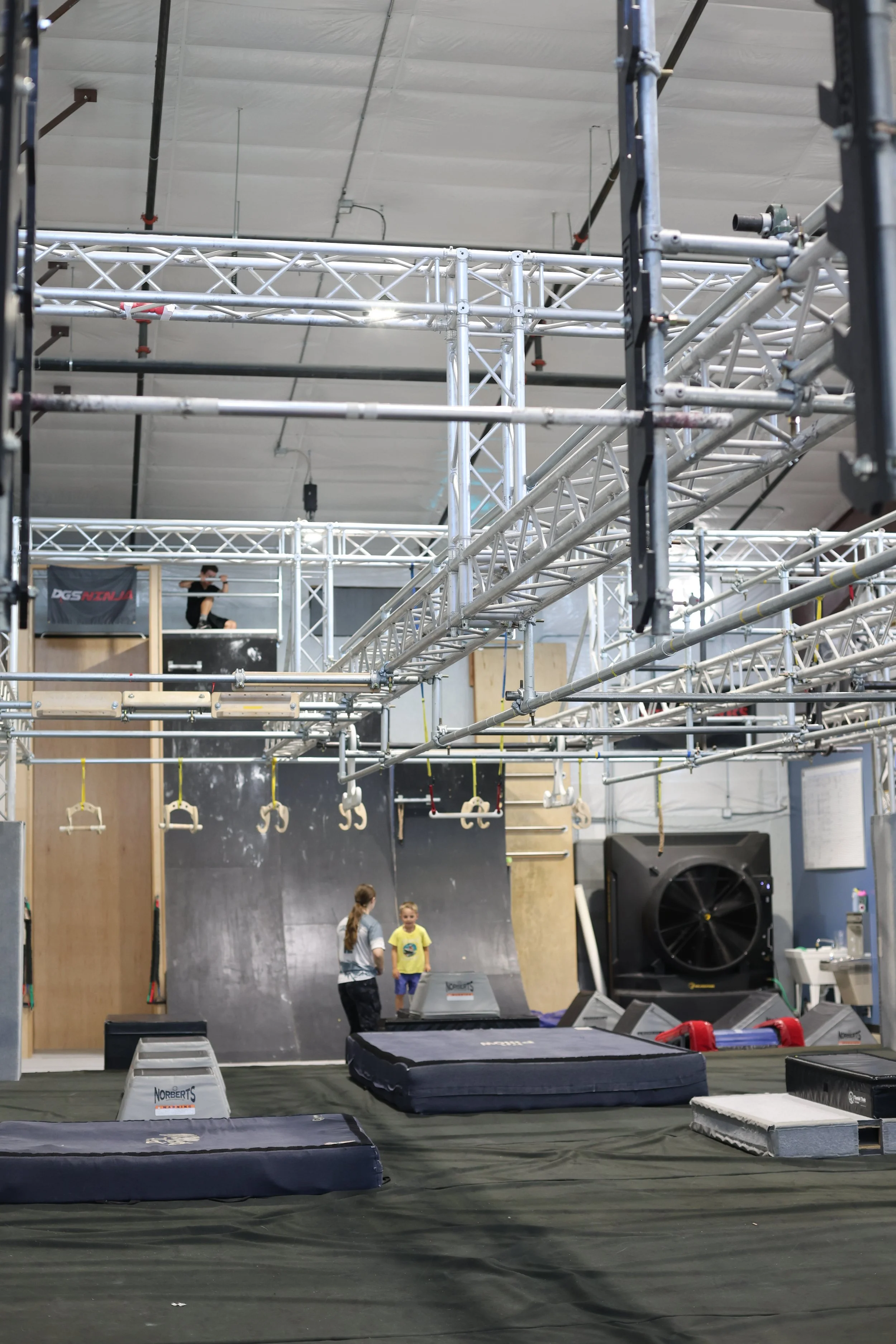 Warped wall at Ark Ninja gym
