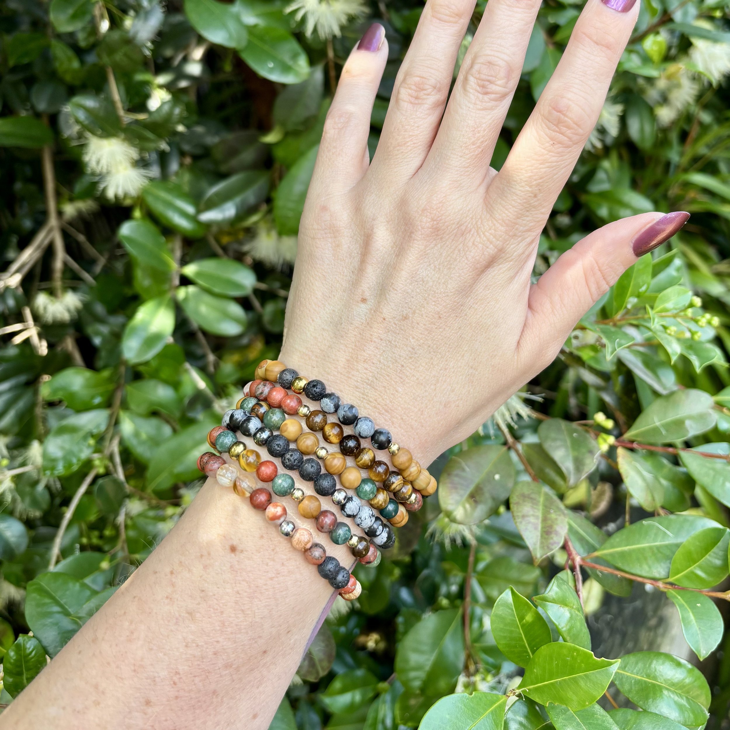 Simple Stackables Gemstone Bracelets