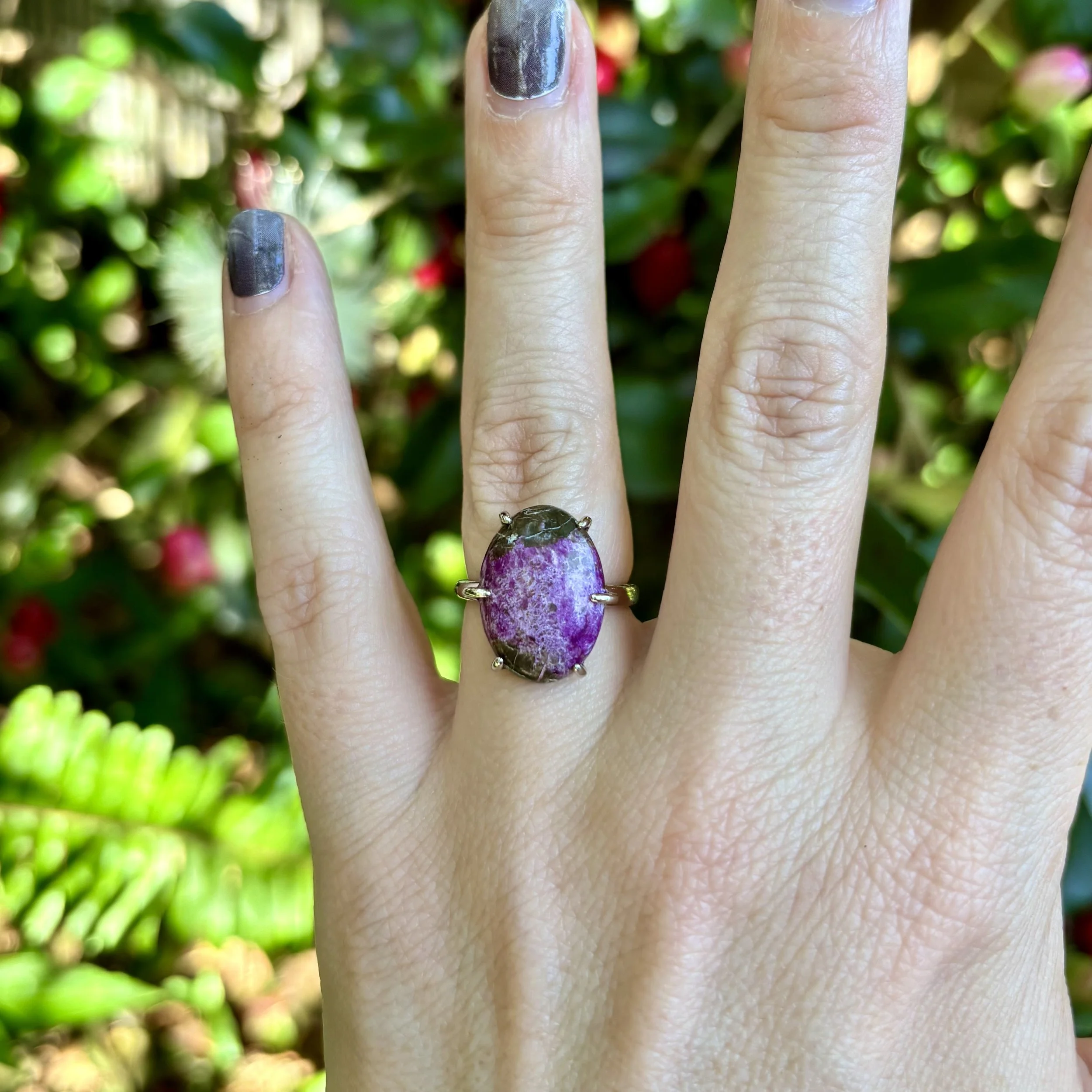 SS Ring - Stichtite Oval On.jpeg (Copy)