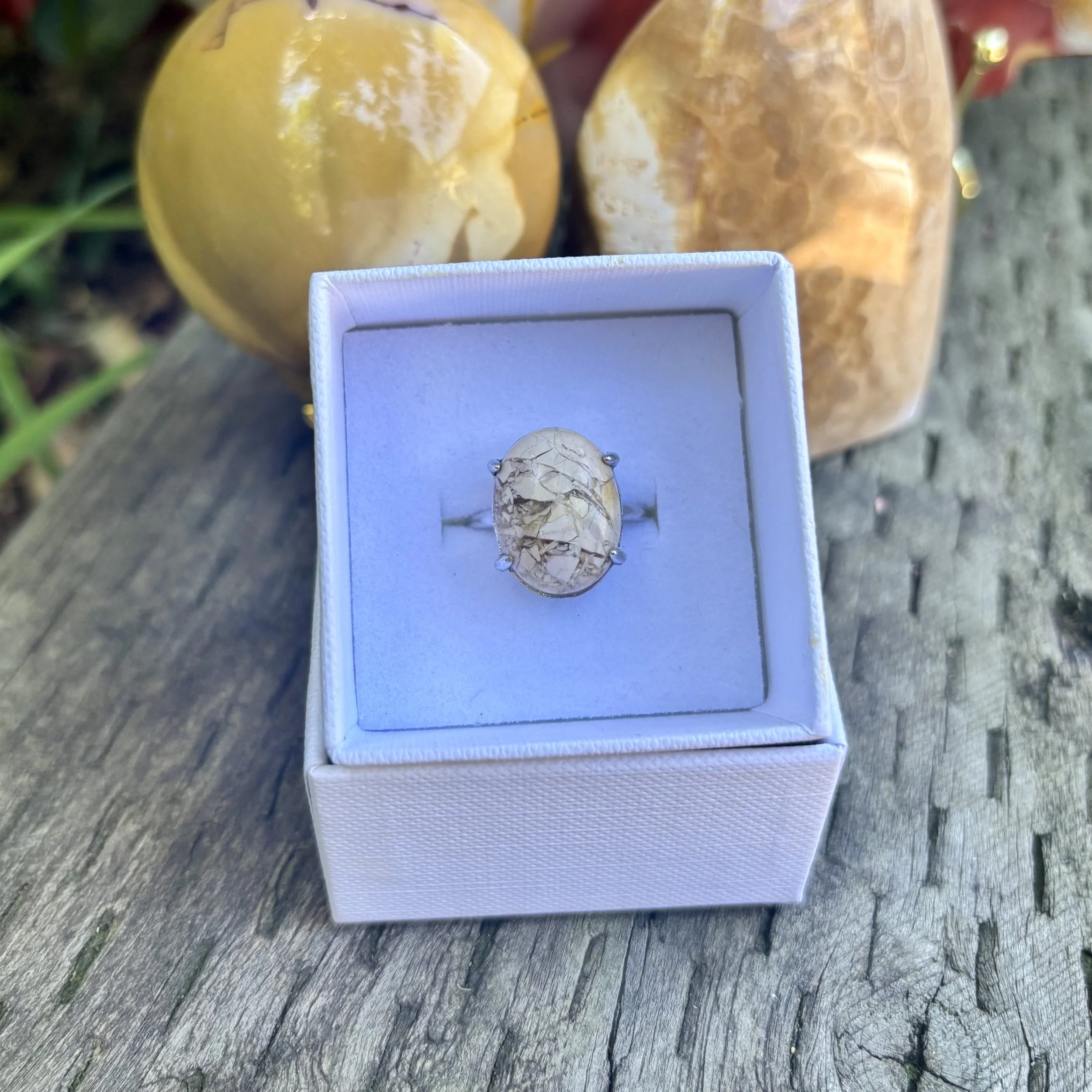 Earthen Brecciated Mookaite Ring 2