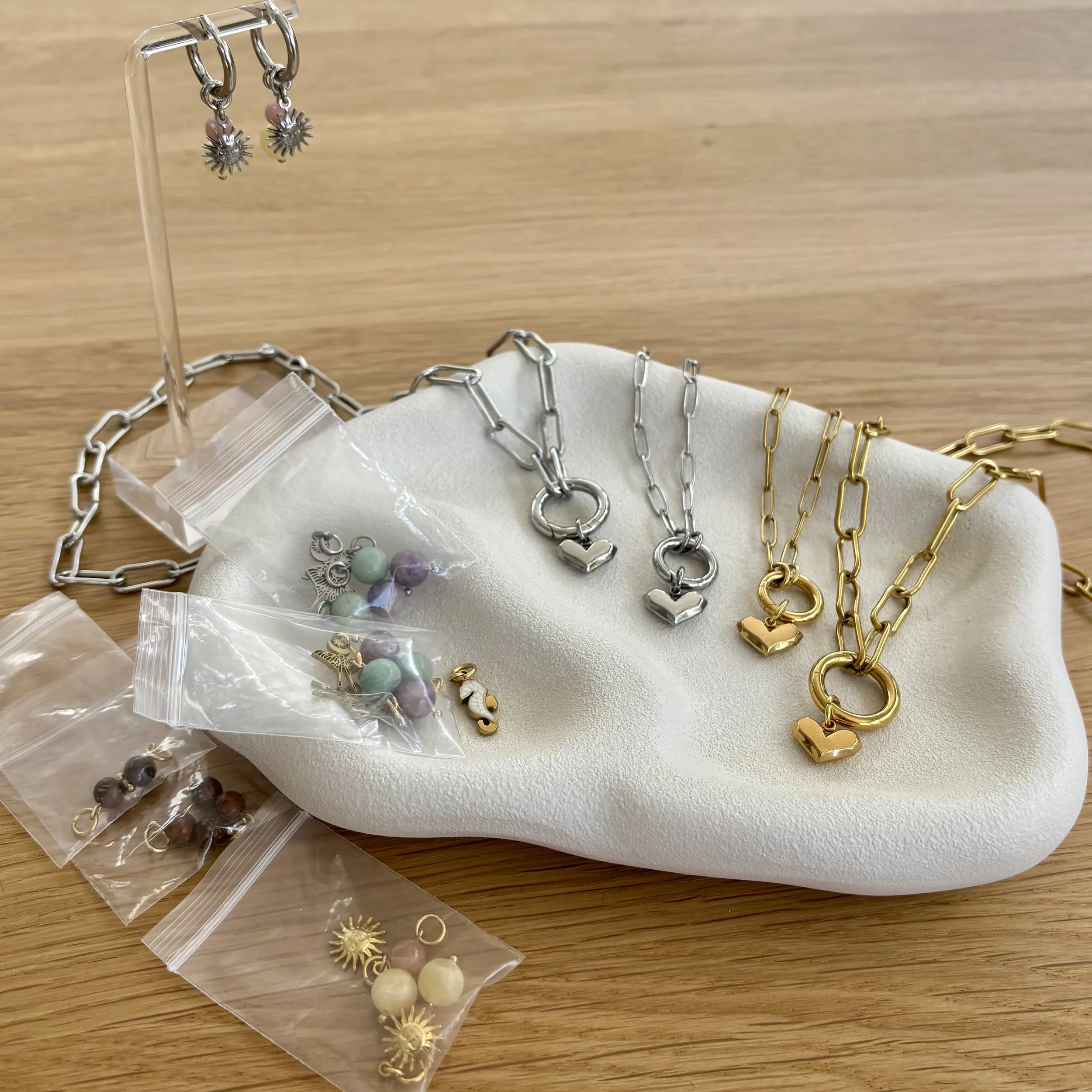 Fifi Custom Order - Paperclip & Charms