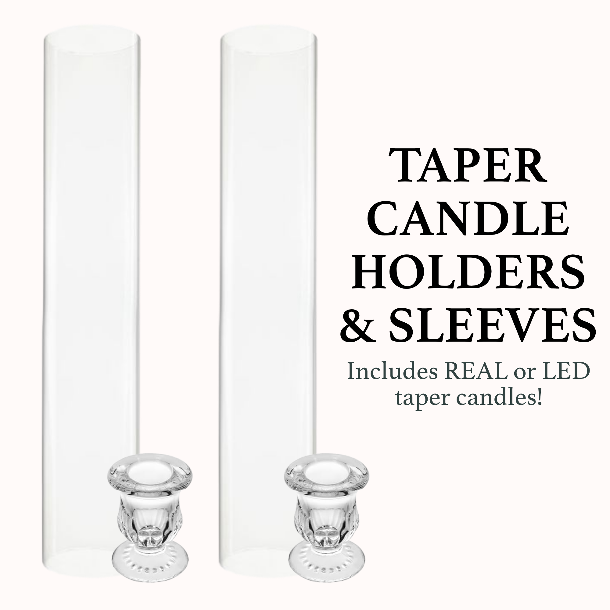 Taper Candle Holders & Shades