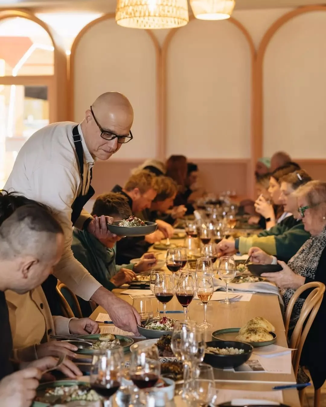 Dan has headed up kitchens in luxurious resorts, acclaimed restaurants and renowned hotels. Inspired by the late Greg Malouf's middle eastern recipes, he and Joanna opened INARA to share the best of Levantine cuisine.
Nowadays he's happiest mixing c