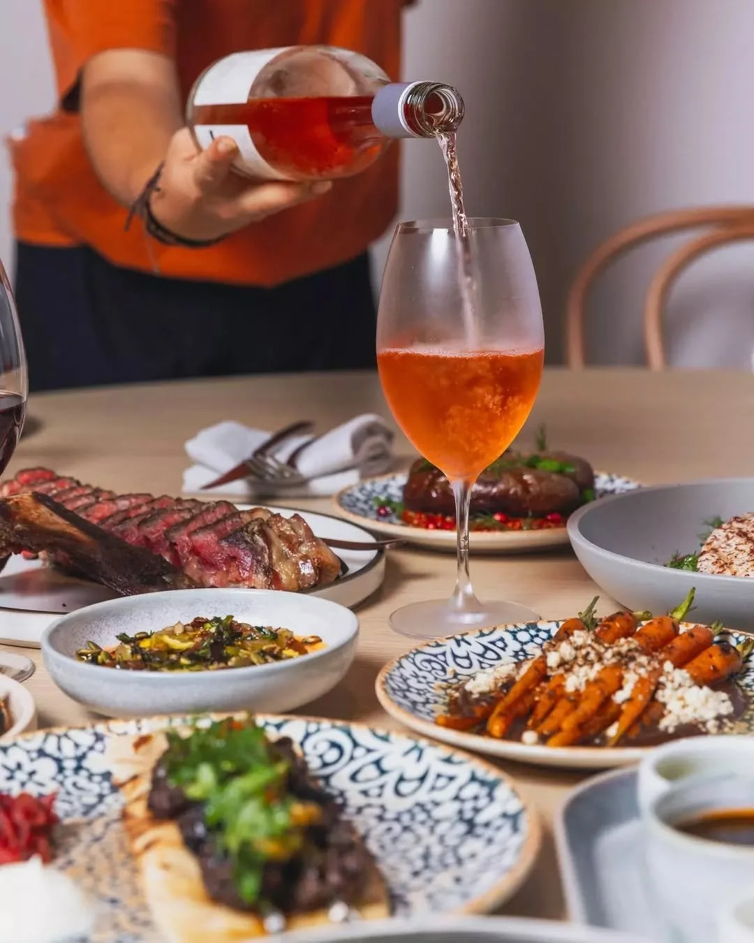 Wine of the moment? New release Ros&eacute; 🍷 
This particular drop is from Credaro in Yallingup, and it's light, dry, and fruit-forward.
 
We're glad to offer 20 wines by the glass, thanks to the Coravin system which keeps wine fresh. 

 📸 @lukela