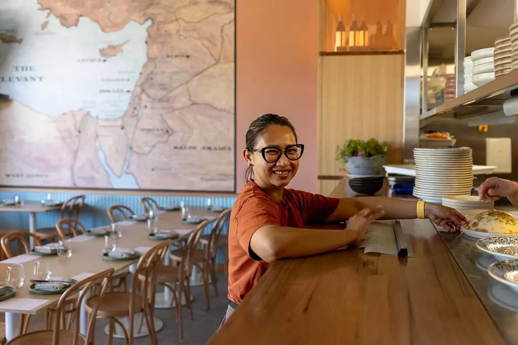 For every successful man, there's often an amazing woman behind the scenes.
Meet Joanna Johnson, front of house star and INARA co-owner. 

Joanna grew up in the Philippines and met Dan while working in Oman. After years working in luxury resorts and 