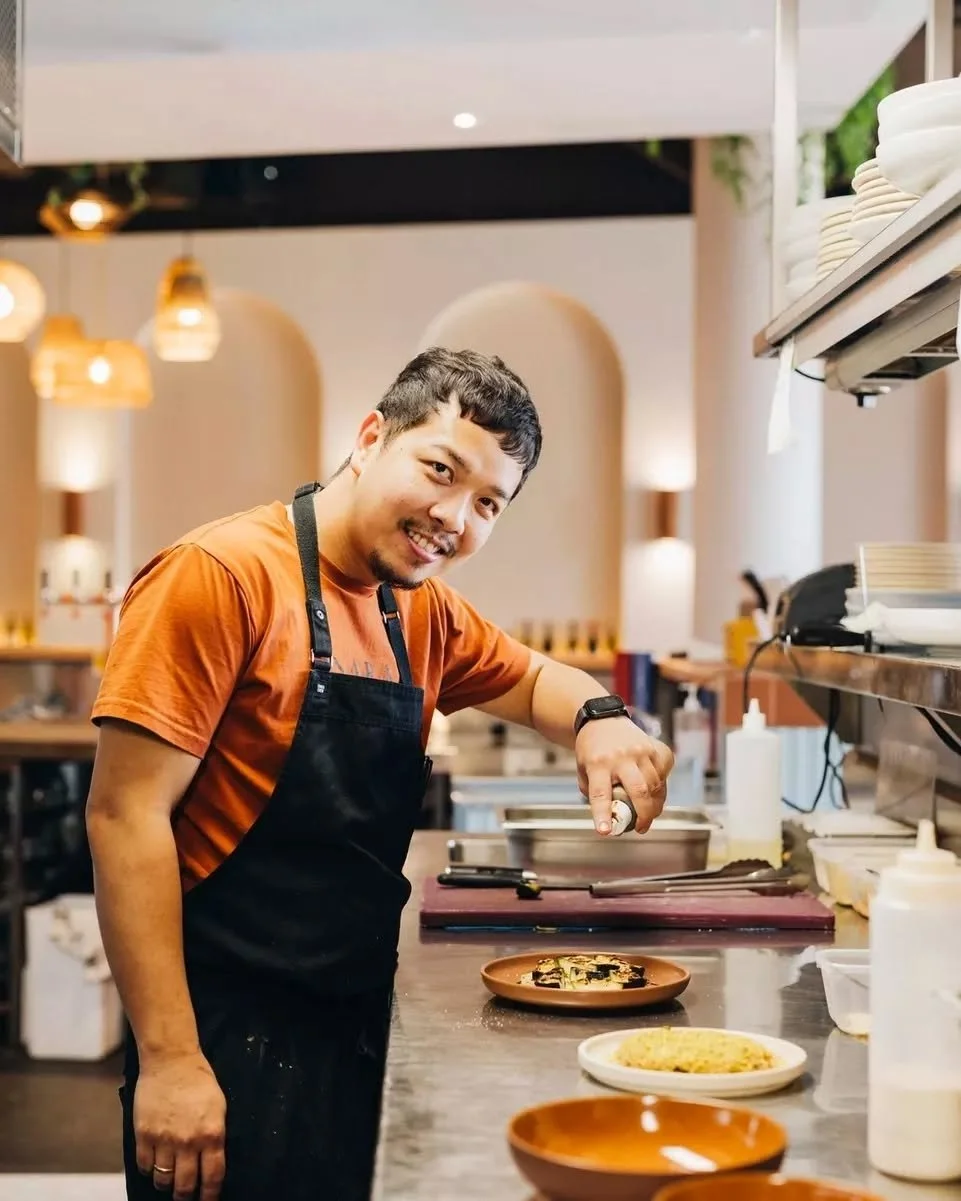 Behind every plate, there's Paulo.

Head Chef Paulo Punzalan is a vital part of our small team ~ and the care he puts into every dish shows. If you've eaten at INARA, you've tasted his work.

In the kitchen from Tuesday. Book the link in bio.