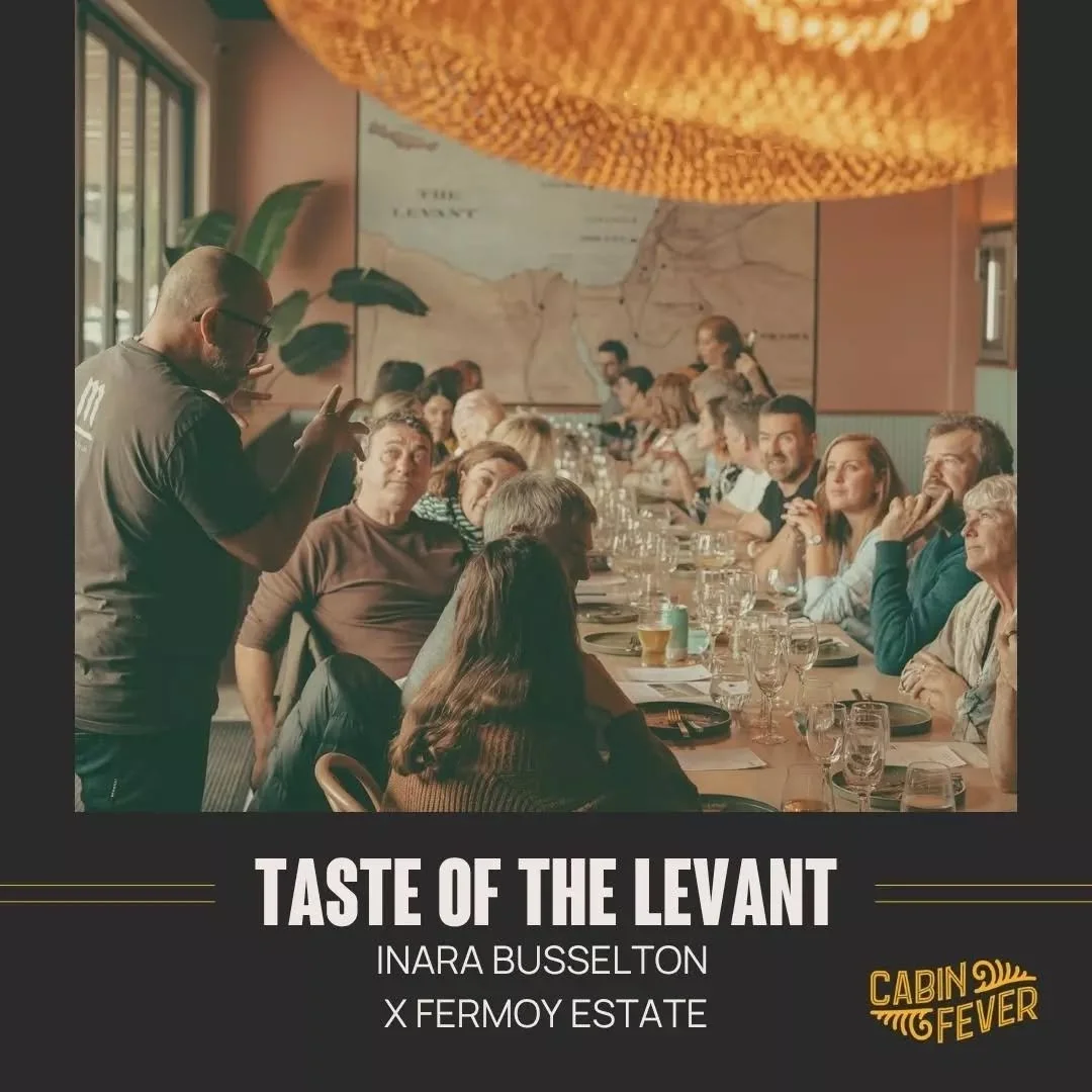 Taste of the Levant
Eastern Mediterranean meets South West.
🔥 INARA x @fermoyestate

This year, INARA teams up with the esteemed Fermoy Estate, pairing their celebrated Wilyabrup wines with the bold, aromatic flavours of the menu. Senior winemaker J