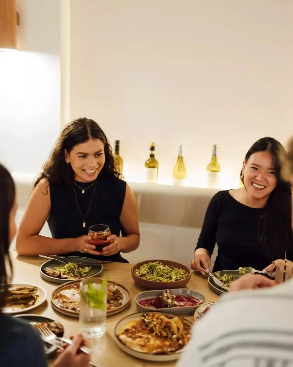 This is what we're here for.
Tables full of laughter, hands reaching across for another taste, glasses that need refilling. Levantine food is made for exactly this.

Dinner from Tuesday ~ book the link in bio.