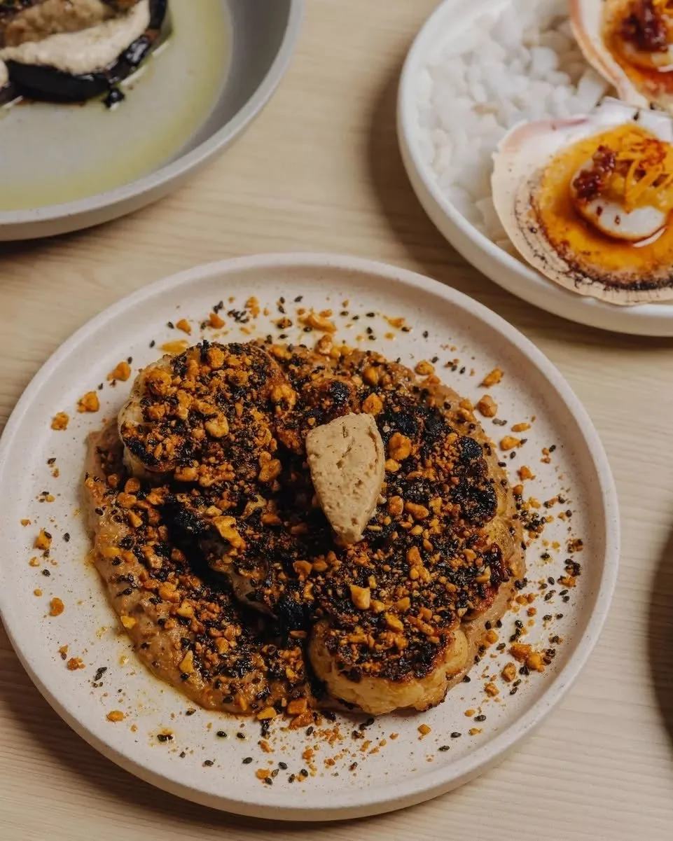 We were recently asked about our vegetarian and vegan offering, which prompted us to tally up all the dishes.

👏 Over half our dishes are vegetarian, and more than a third are vegan 👏

Vegetables are elevated as hero ingredients in Levantine cuisin