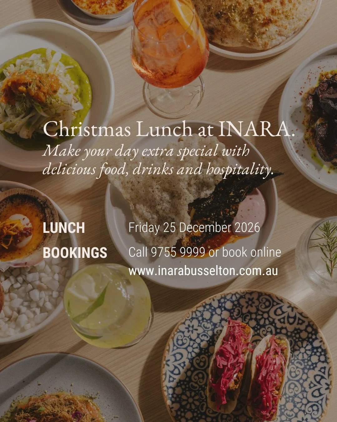 Christmas Lunch bookings are filling fast 🎄

Let us make Christmas Day extra special with superb food, drinks and hospitality. 
Gather with family and friends and enjoy a generous sharing-style lunch inspired by the festive Middle Eastern flavours o