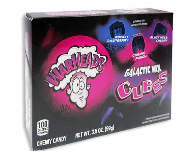 warheads galactic cubes mix