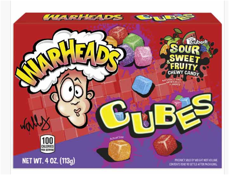 Warheads Chewy Cube