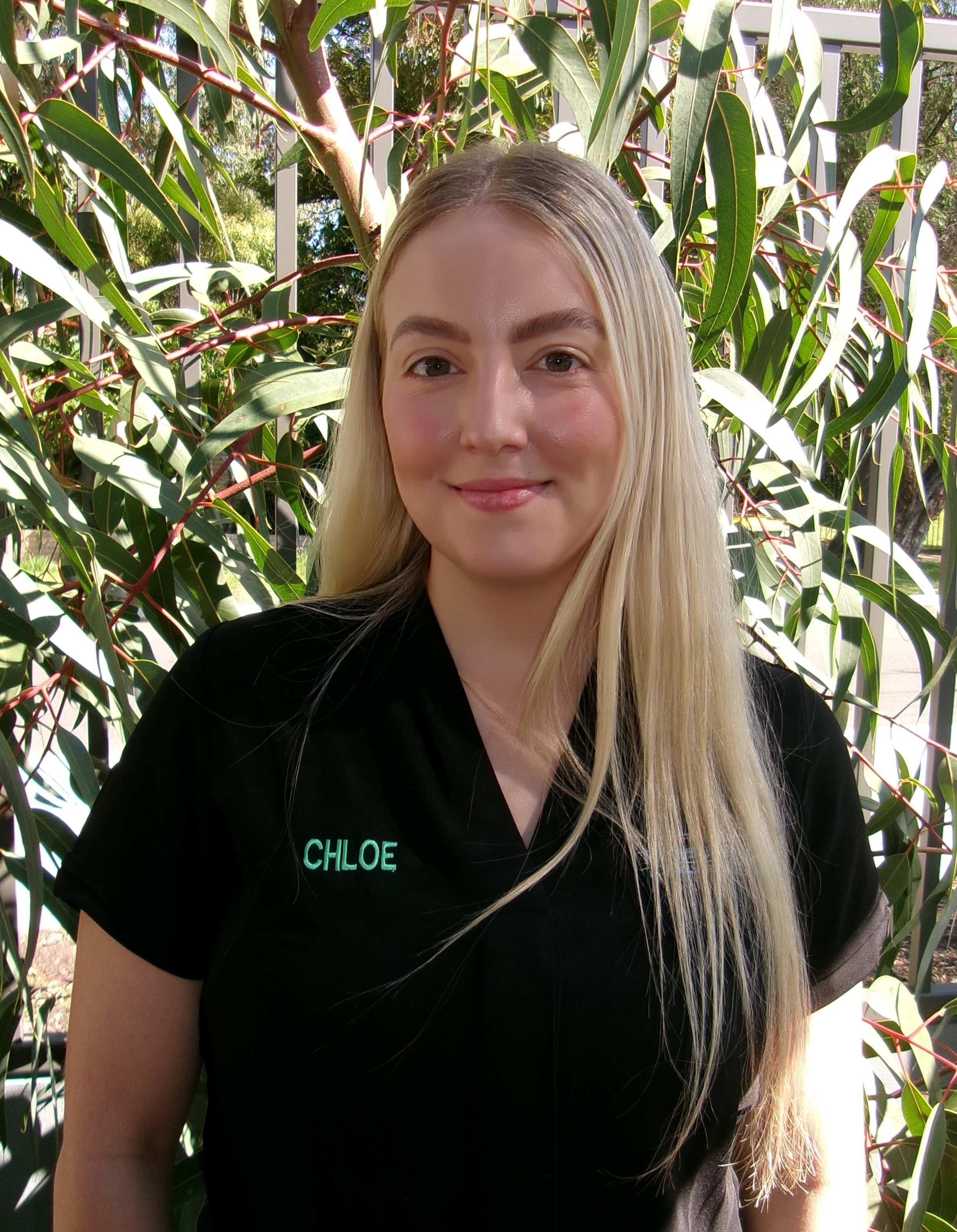 Long blonde haired lady