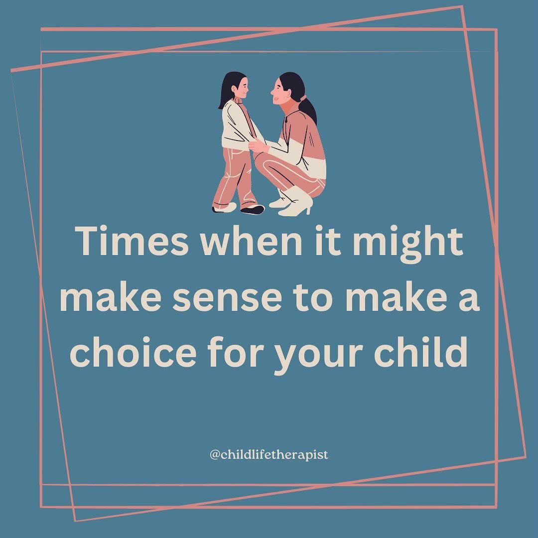Giving kids choices is a game changer, until it&rsquo;s not. 

Choices often give kids a sense of control and mastery. But at the same time, there are circumstances where decision making can be really difficult. Children might look to their trusted a